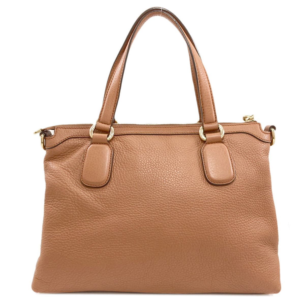 Gucci Brown Leather Handbag (Pre-Owned)