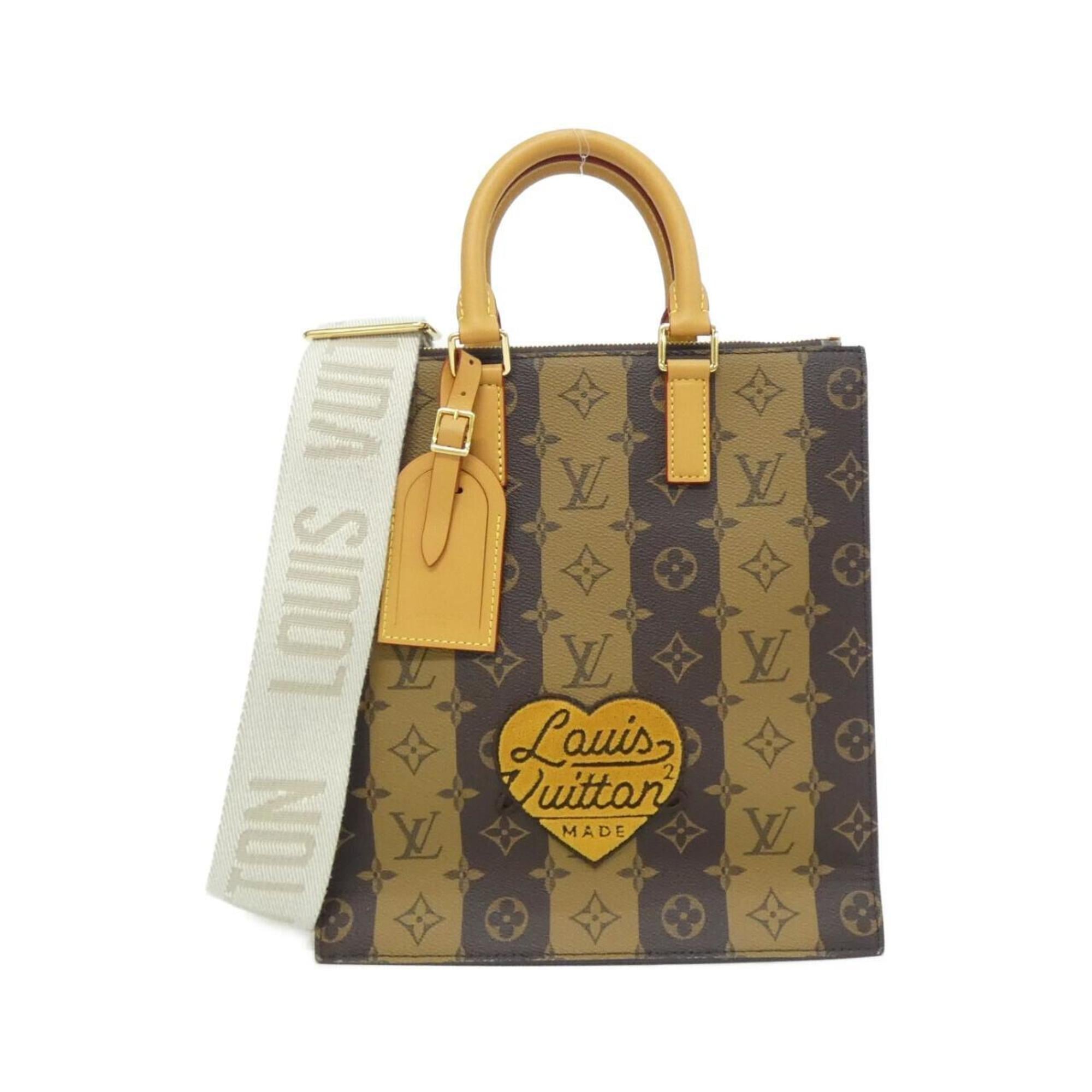 Louis Vuitton Marron Monogram Coated Canvas Handbag (Pre-Owned)