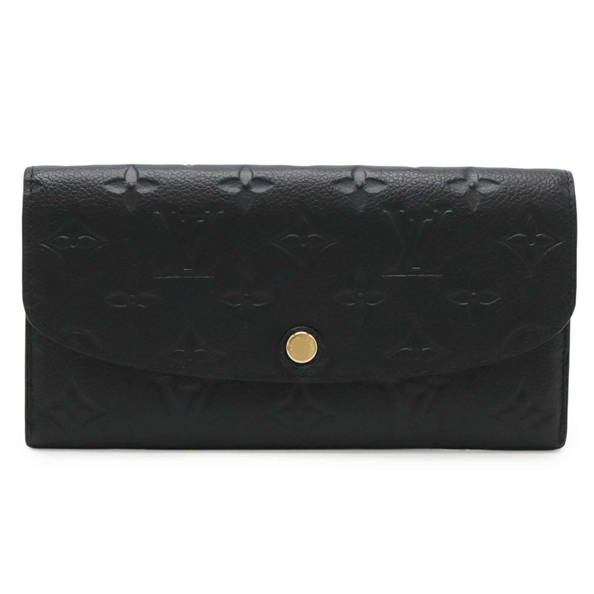 Louis Vuitton Monogram Empreinte Black Noir Monogram Empreinte Long Wallet (Bi-Fold) (Pre-Owned)