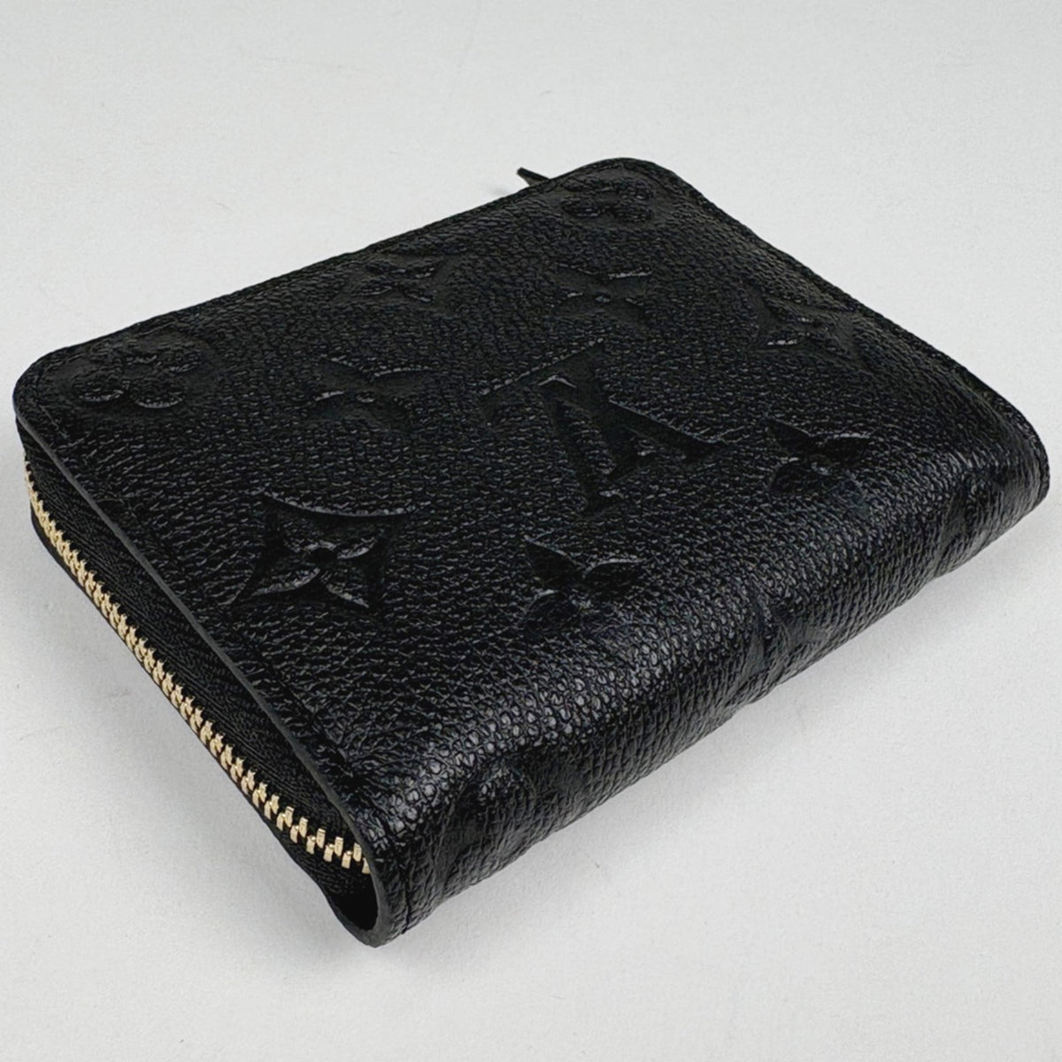 Louis Vuitton Monogram Empreinte Black Noir Monogram Empreinte Coin Purse/Coin Case (Pre-Owned)