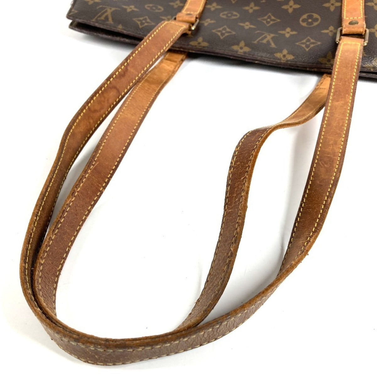 Louis Vuitton Brown Monogram Canvas Shoulder Bag Tote Bag (Pre-Owned)