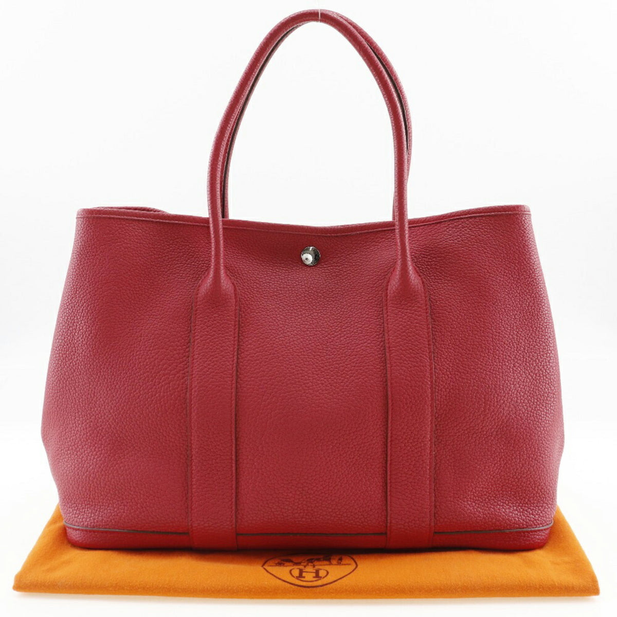 Hermes Bougainvillier Red Color Negonda Leather Tote Bag (Pre-Owned)