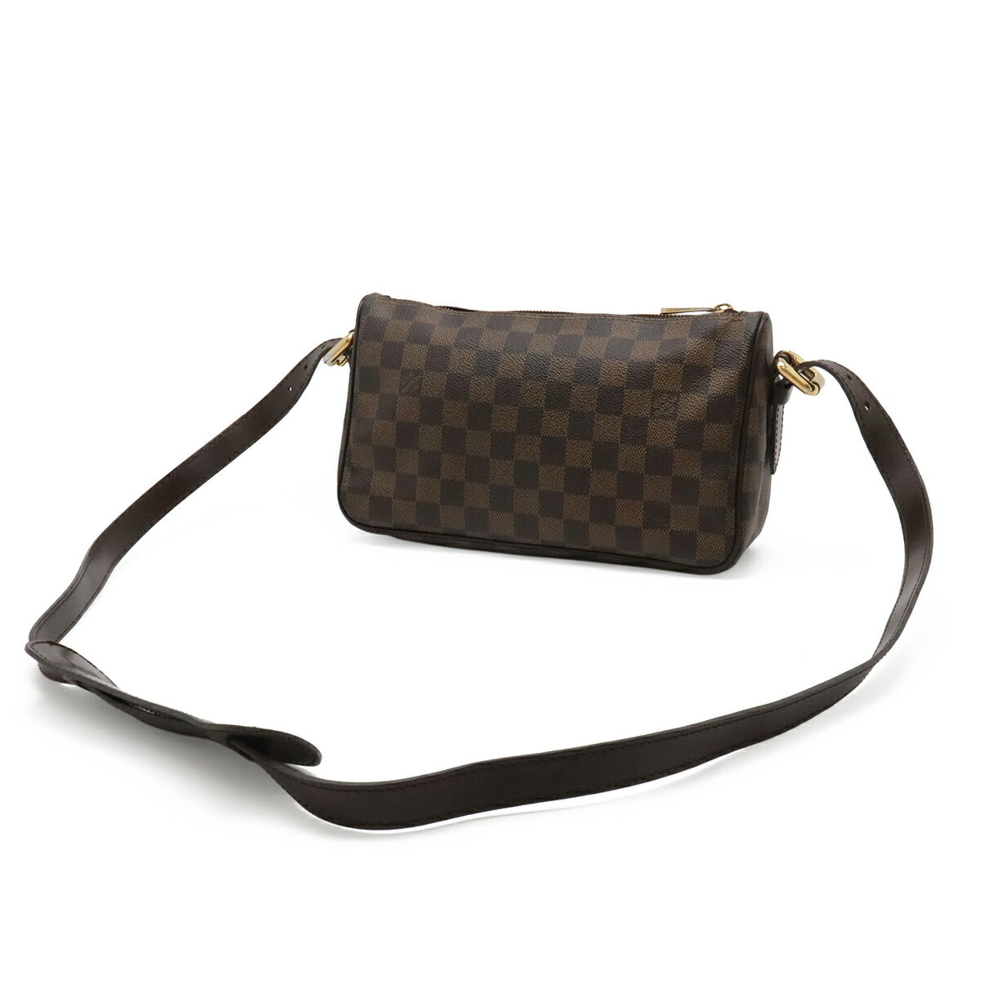 Louis Vuitton Brown Pvc Coated Canvas Shoulder Bag (Pre-Owned)