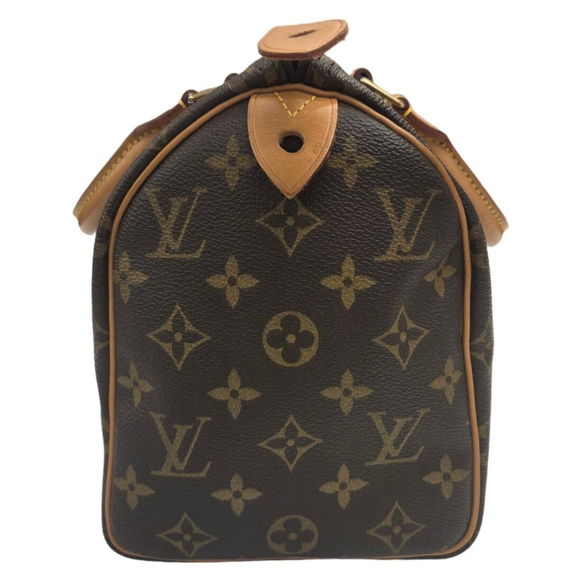 Louis Vuitton Brown Monogram White Monogram Boston Bag Handbag (Pre-Owned)
