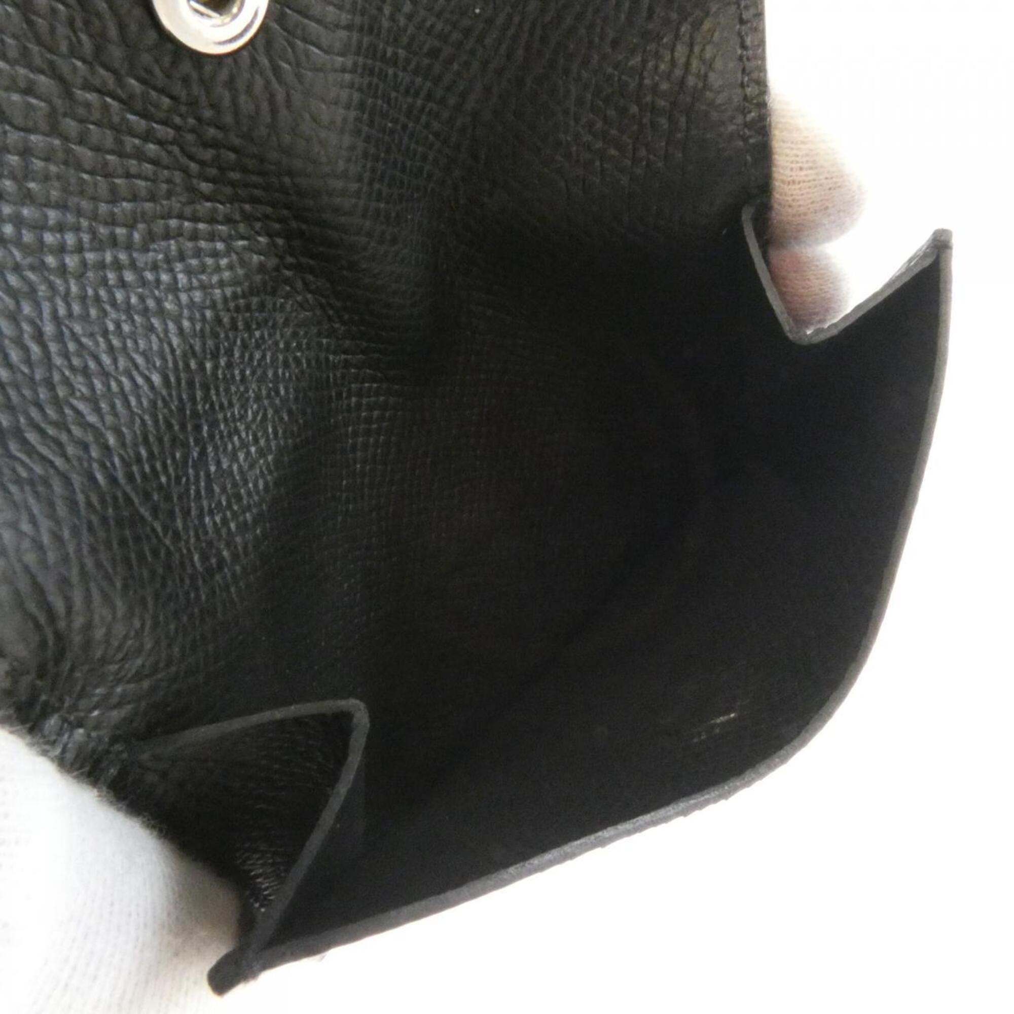 Hermes Black Epsom Leather Wallet (Bi-Fold) (Pre-Owned)