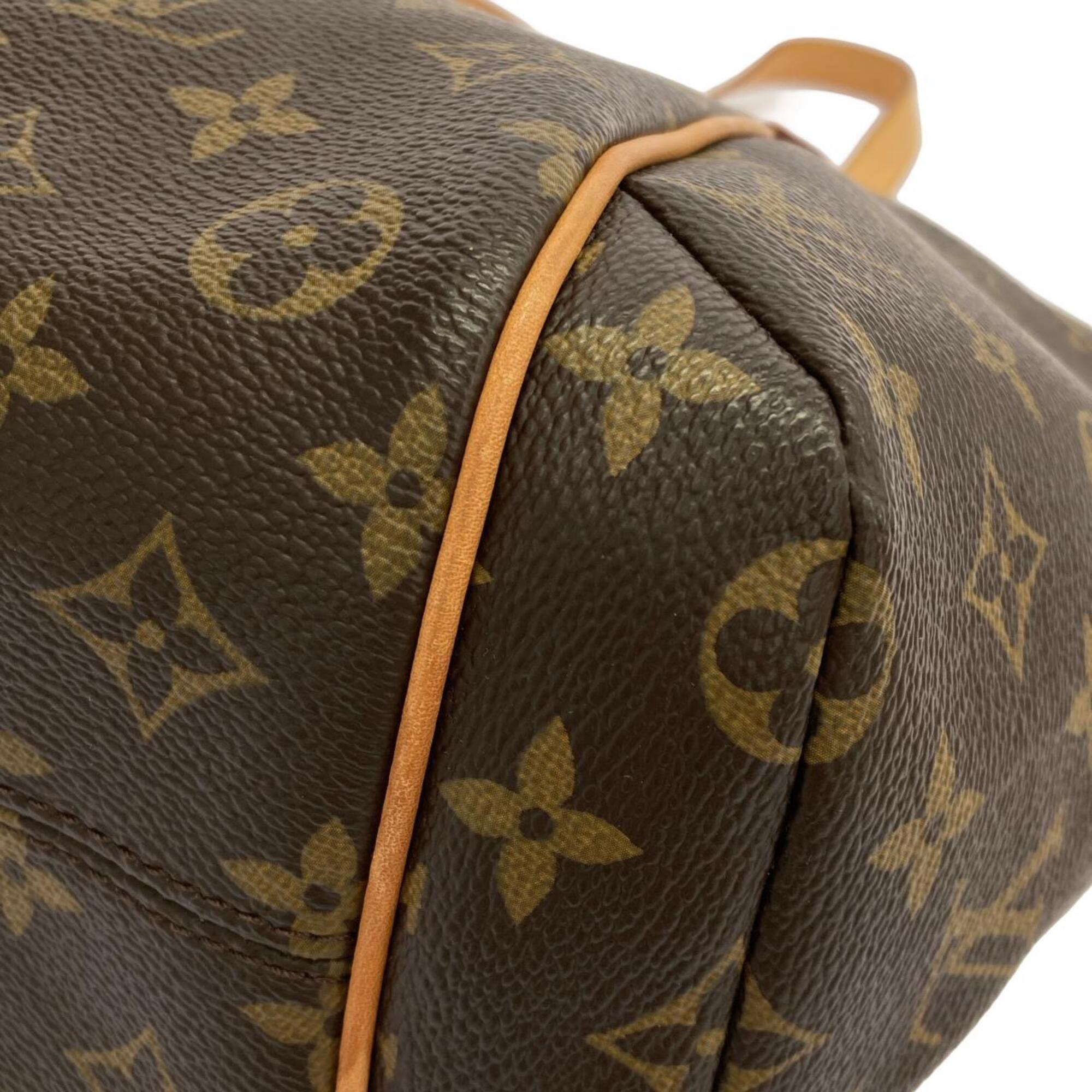Louis Vuitton Marron Coated Canvas Handbag (Pre-Owned)
