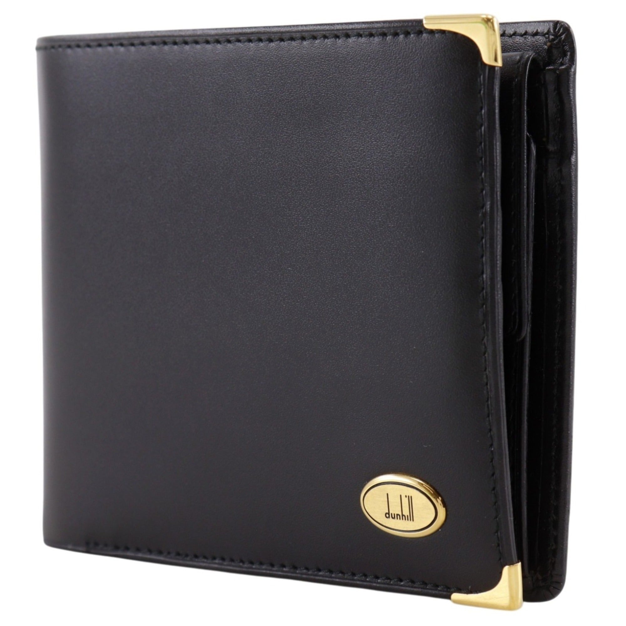 Dunhill Black Leather Wallet (Bi-Fold) (Pre-Owned)