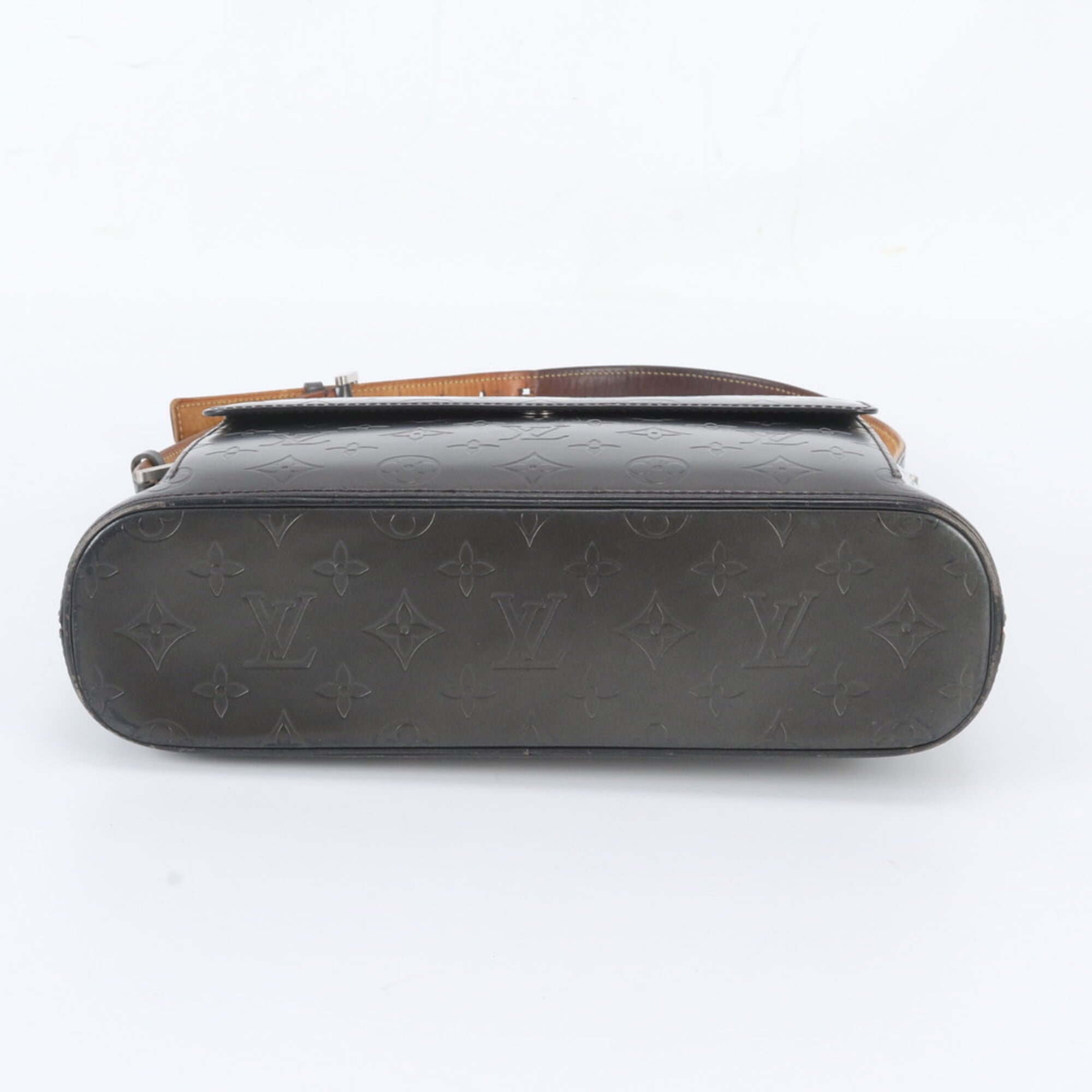 Louis Vuitton Monogram Noir Leather Handbag Shoulder Bag Tote Bag (Pre-Owned)