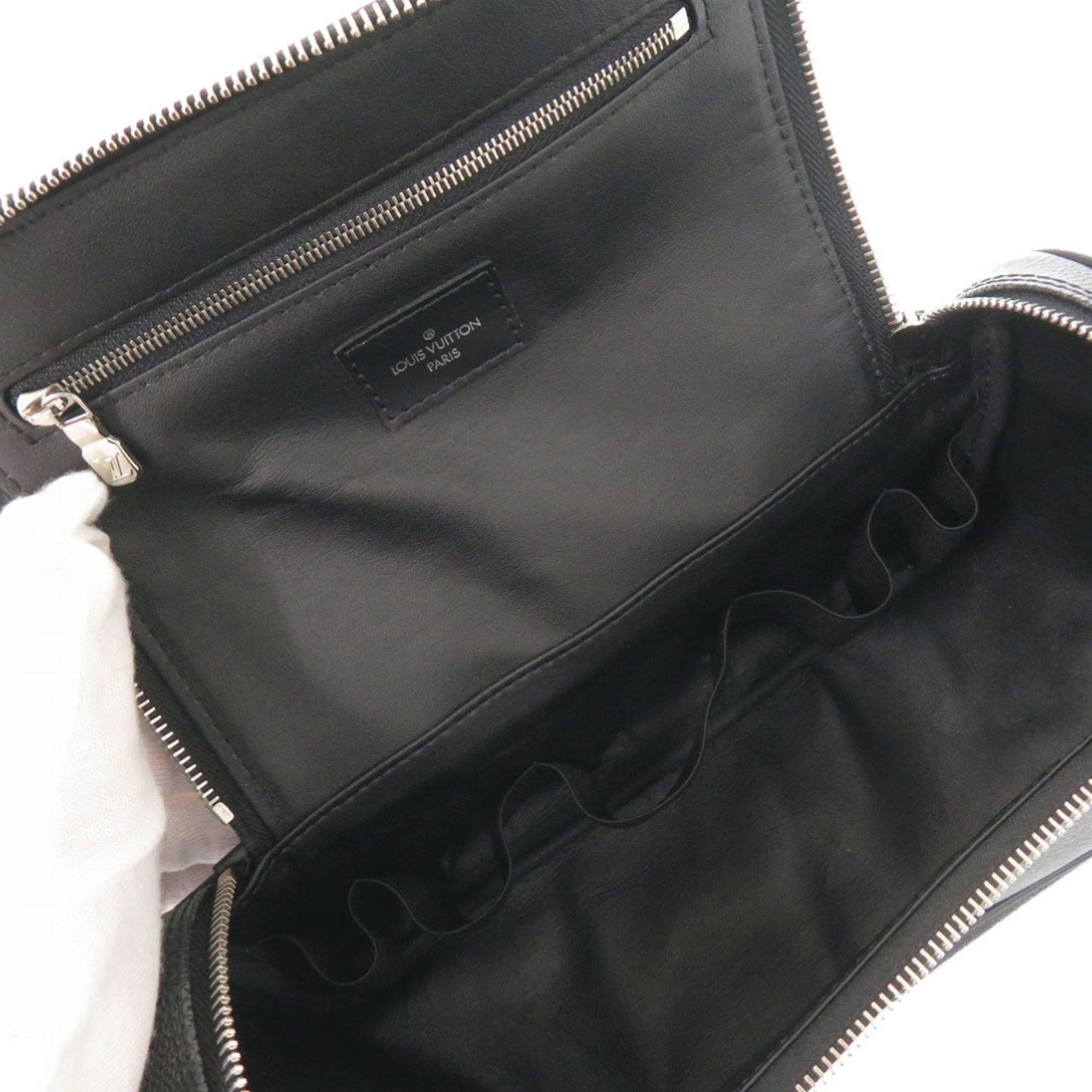 Louis Vuitton Black Damier Graphite Damier Graphite Handbag (Pre-Owned)
