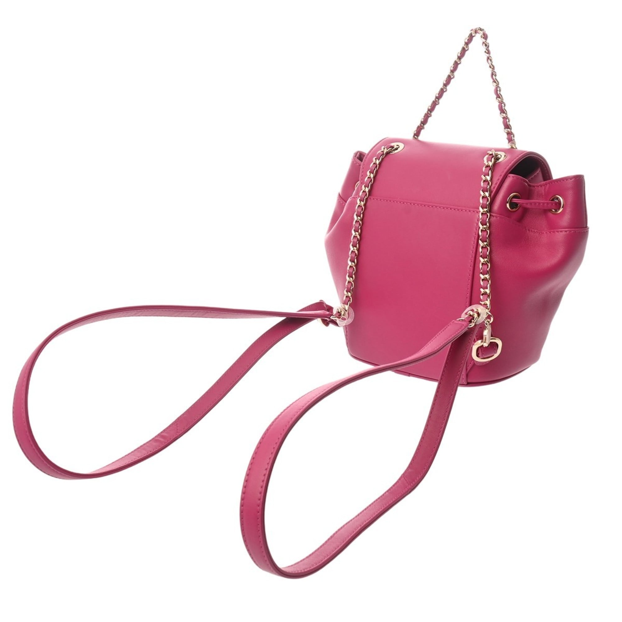 Chanel Purple Leather Backpack (Pre-Owned)