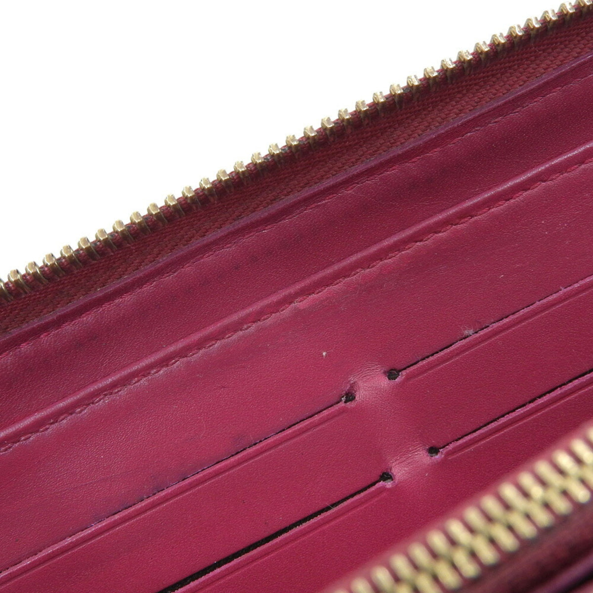 Louis Vuitton Black Pink Leather Long Wallet (Bi-Fold) (Pre-Owned)