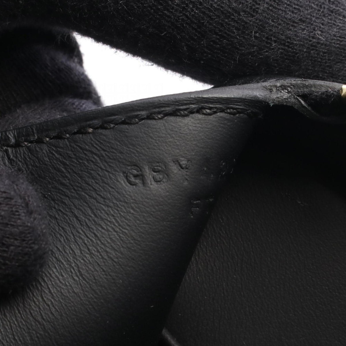Hermes Black Taurillon Clemence Leather Leather Handbag Shoulder Bag (Pre-Owned)