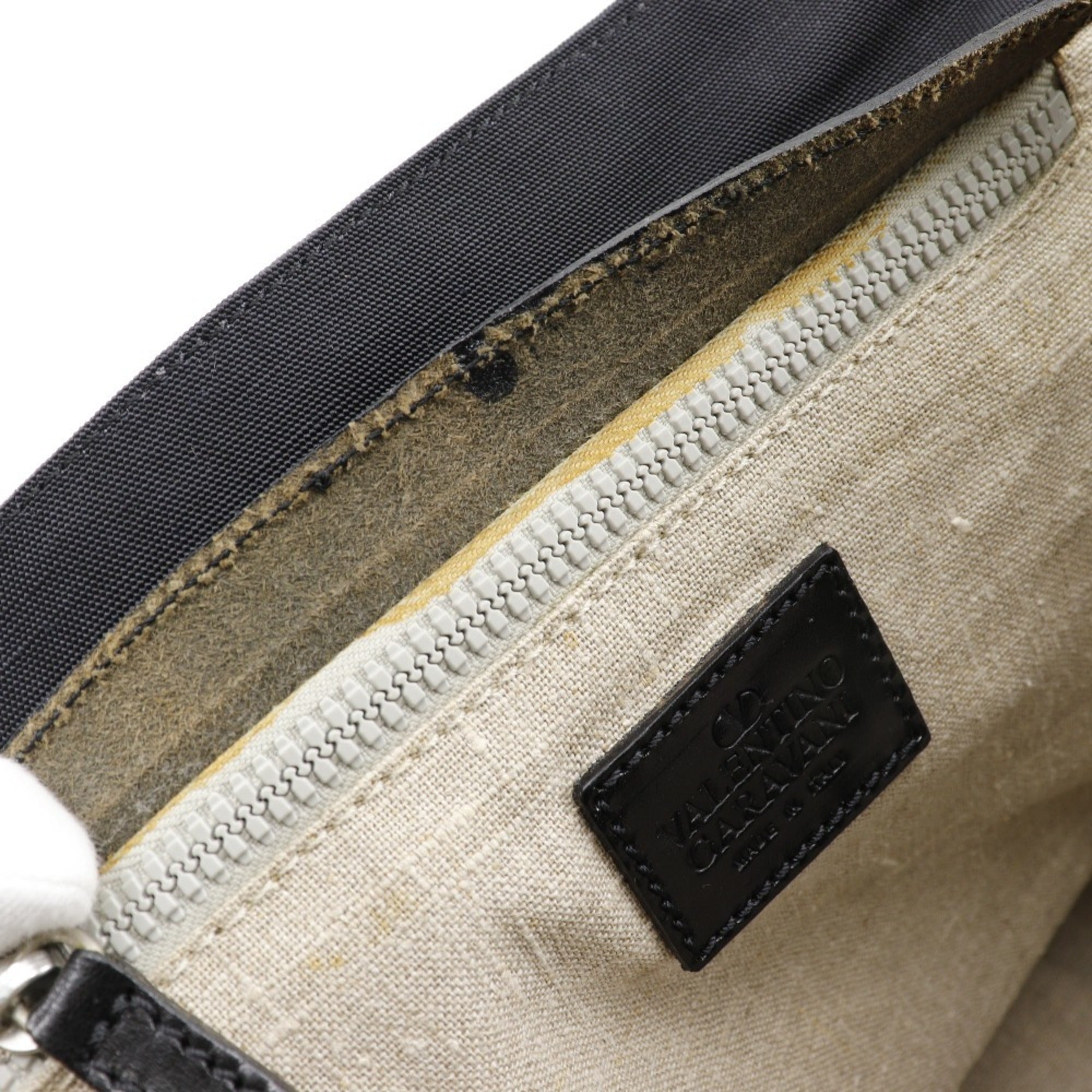 Valentino Black Nylon Canvas Tote Bag (Pre-Owned)