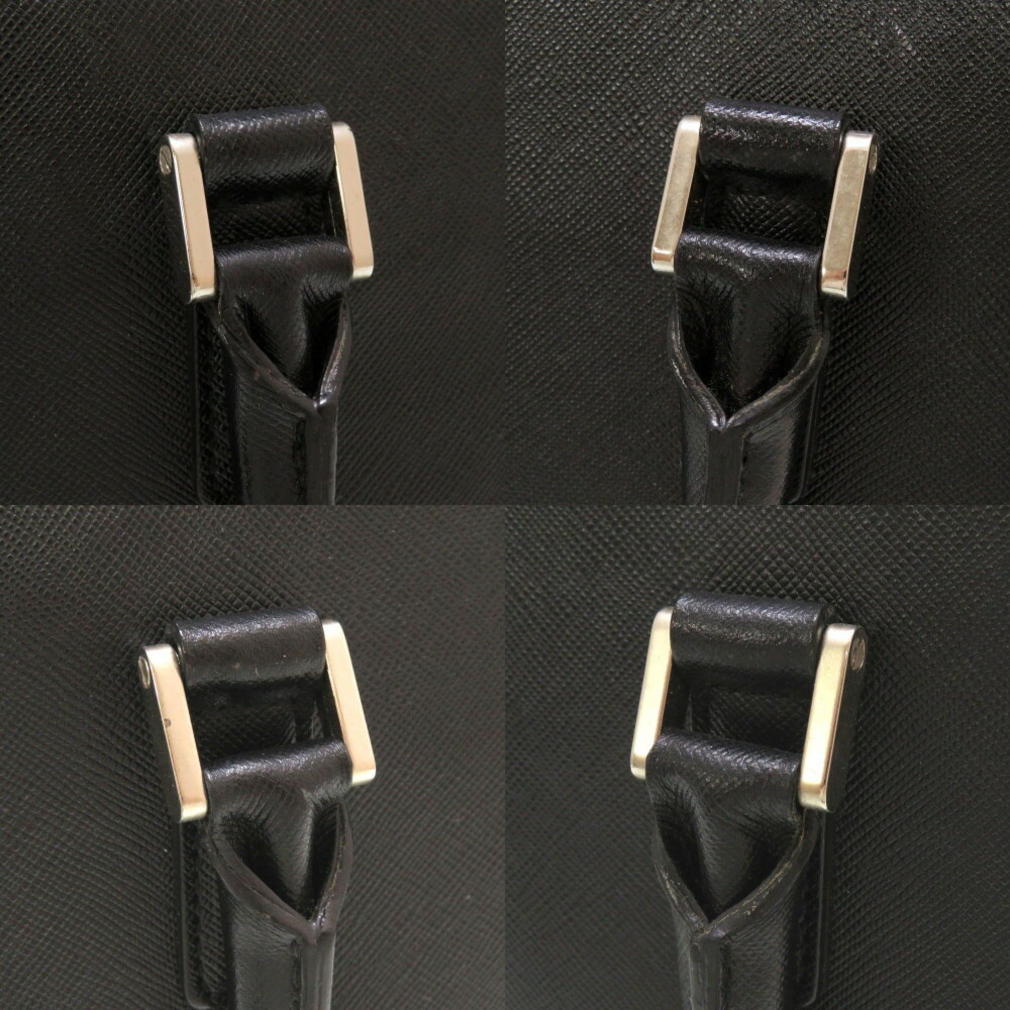 Burberry Black Leather Handbag (Pre-Owned)