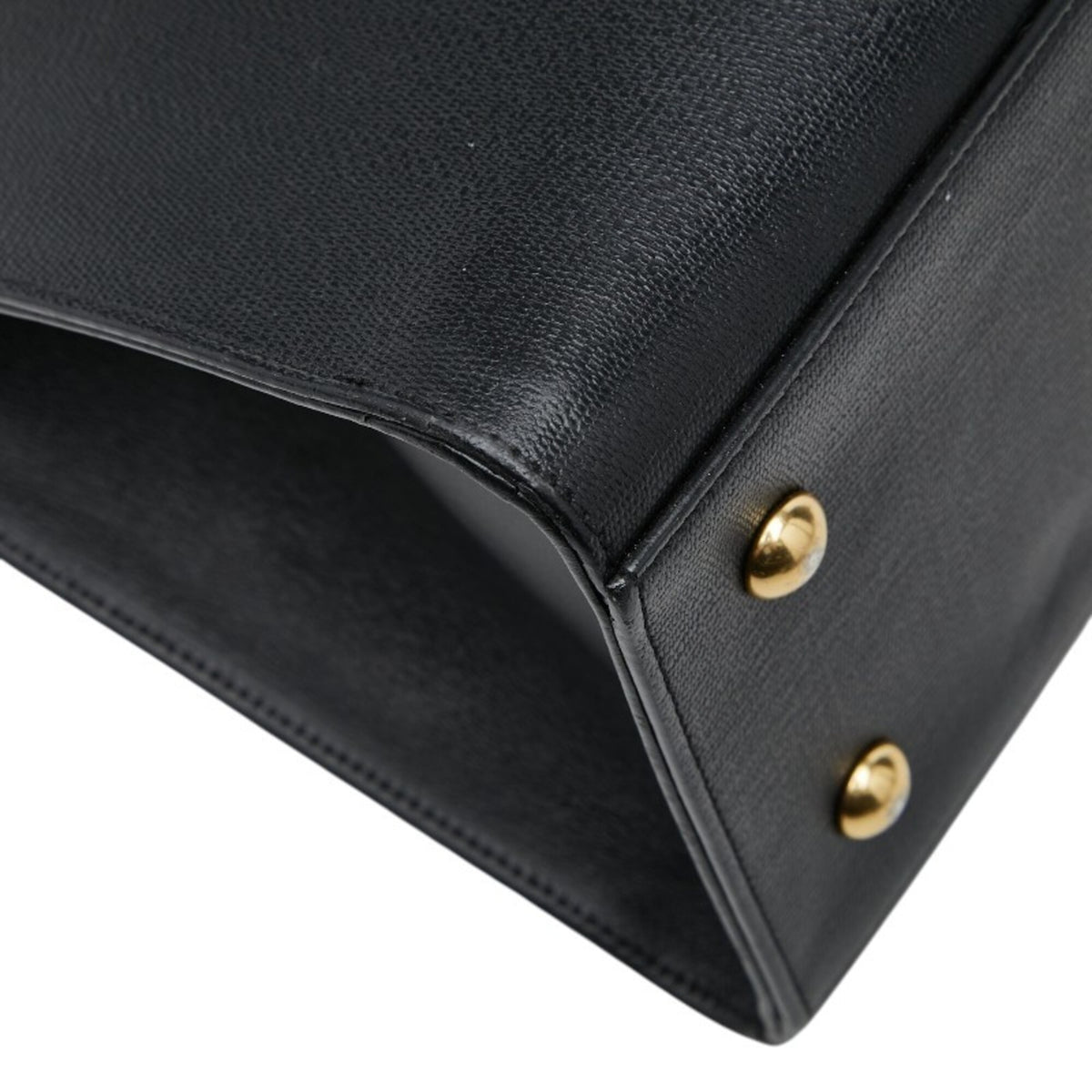 Saint Laurent Black Leather Handbag Shoulder Bag (Pre-Owned)