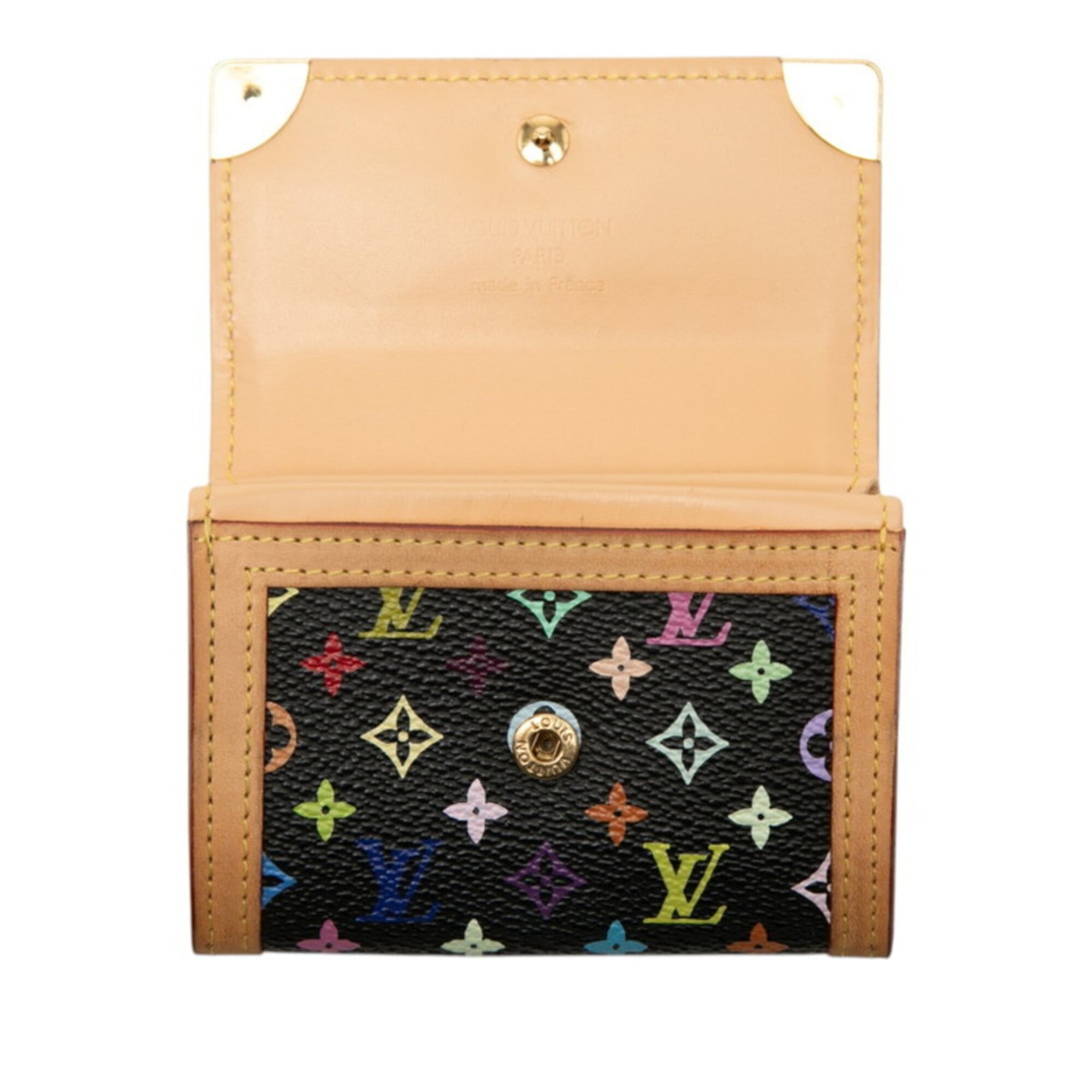 Louis Vuitton Black Noir Pvc Leather Coin Purse/Coin Case (Pre-Owned)