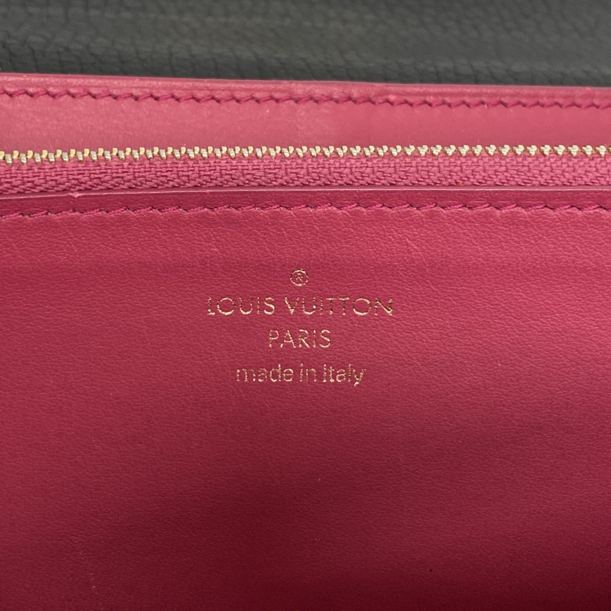 Louis Vuitton Noir Long Wallet (Bi-Fold) (Pre-Owned)
