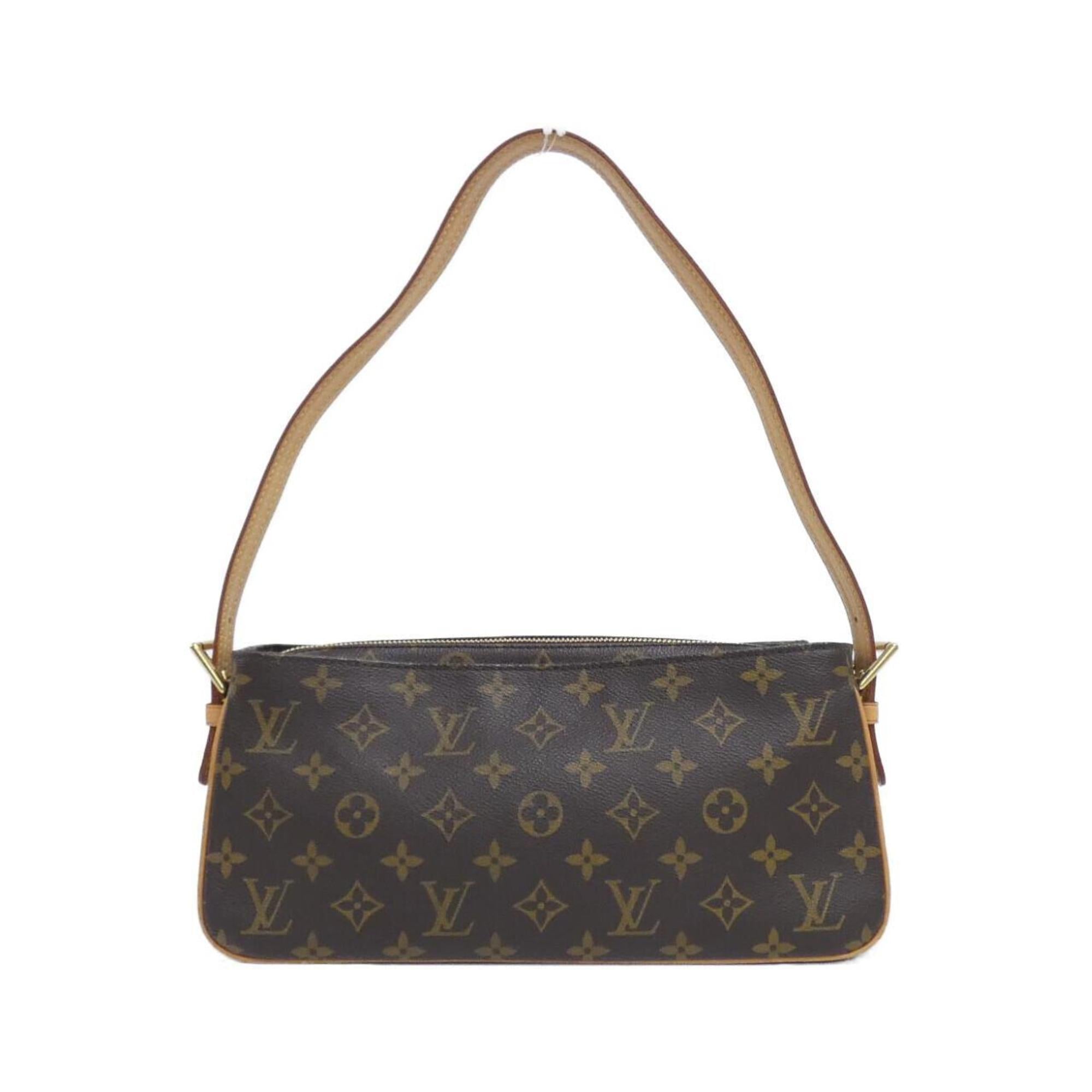 Louis Vuitton Marron Coated Canvas Shoulder Bag (Pre-Owned)