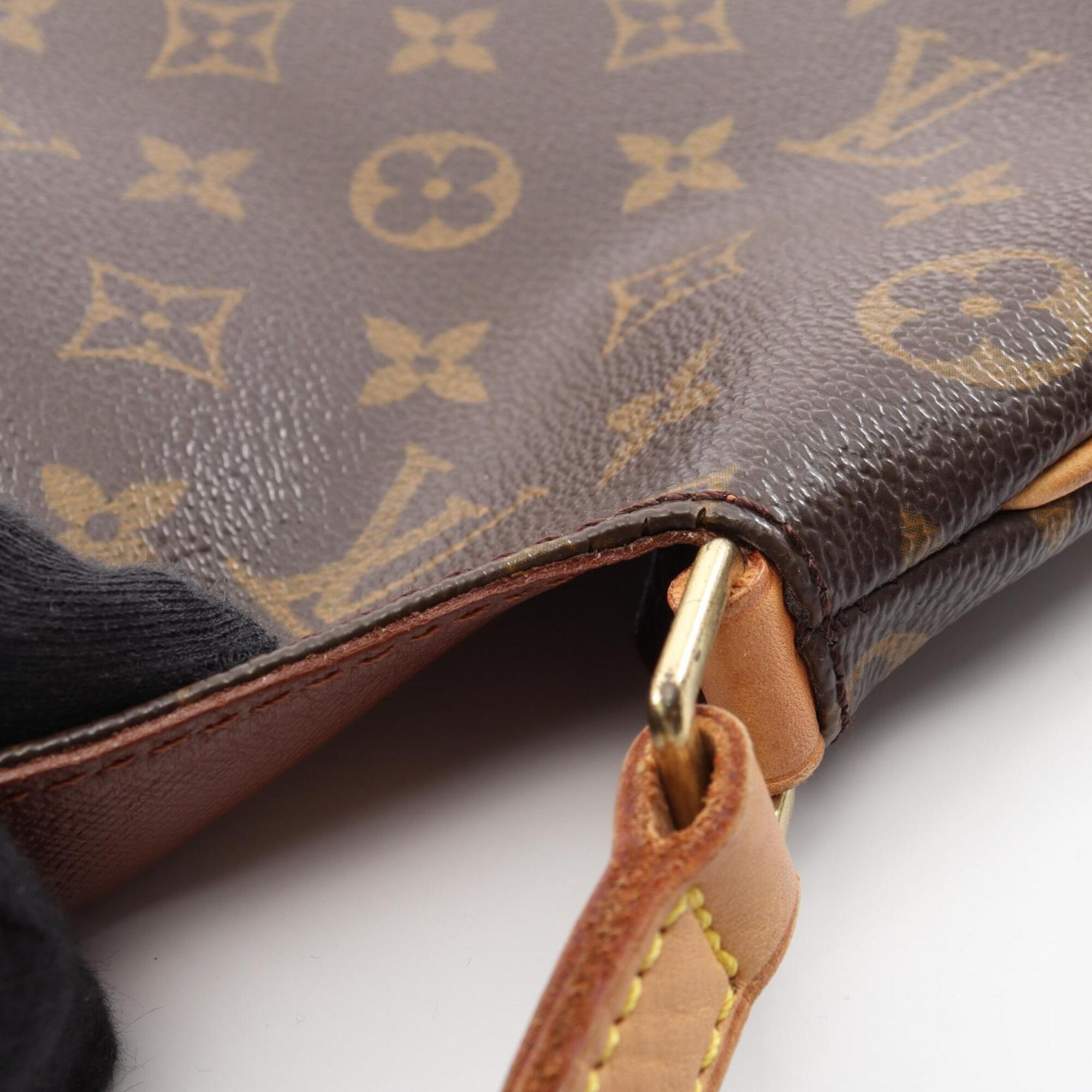 Louis Vuitton Brown Monogram Monogram Leather Handbag Shoulder Bag (Pre-Owned)