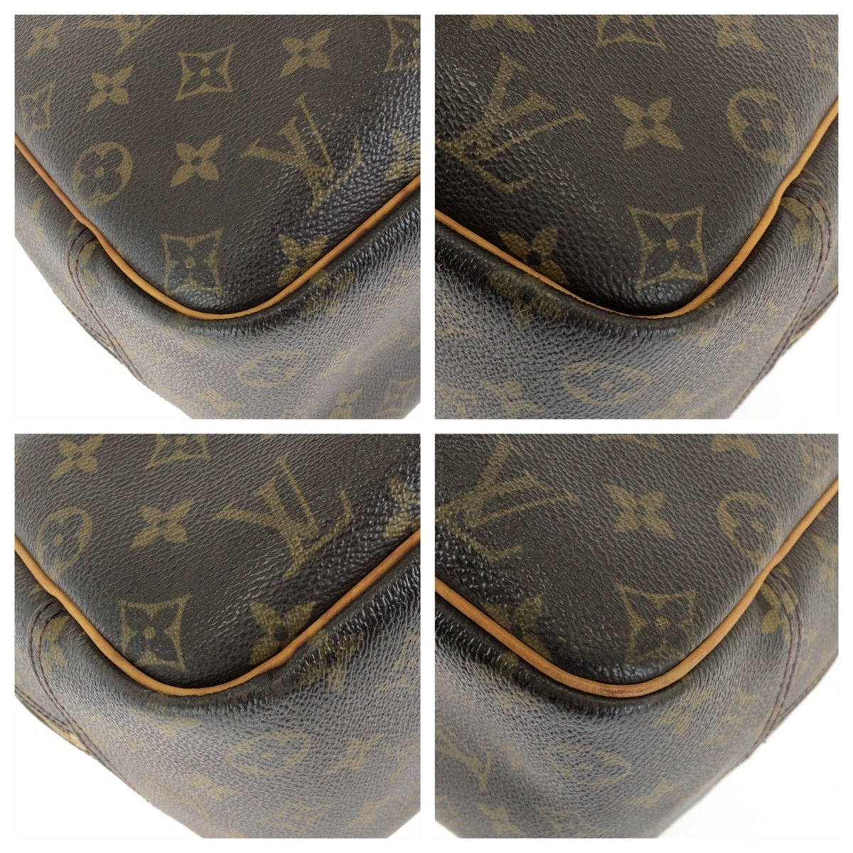 Louis Vuitton Monogram Brown Pvc Leather Handbag (Pre-Owned)