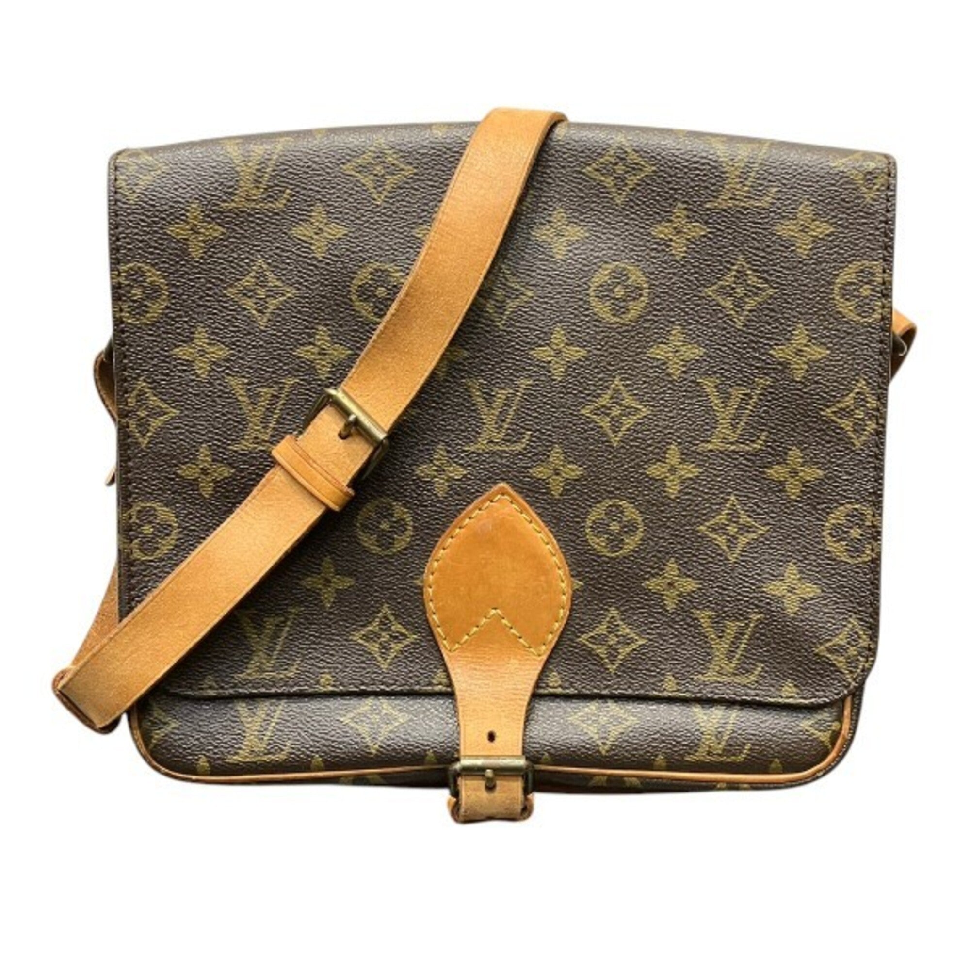 Louis Vuitton Brown Monogram Handbag Shoulder Bag (Pre-Owned)