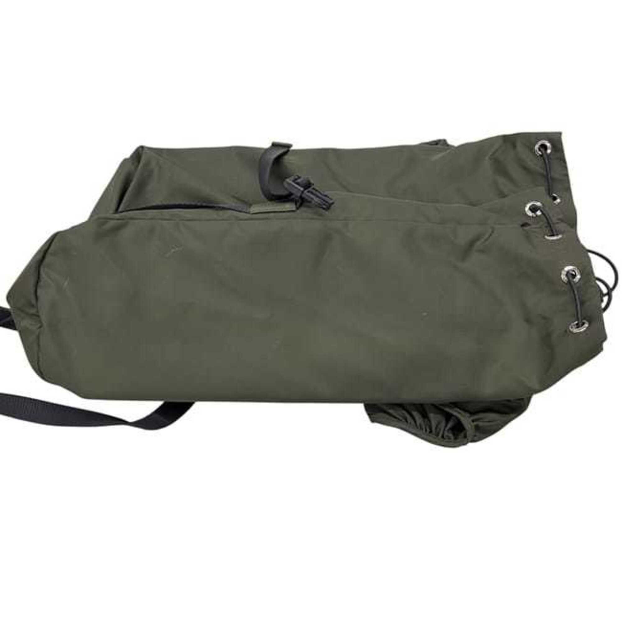 Prada Green Khaki Mimetico Nylon Leather Backpack (Pre-Owned)