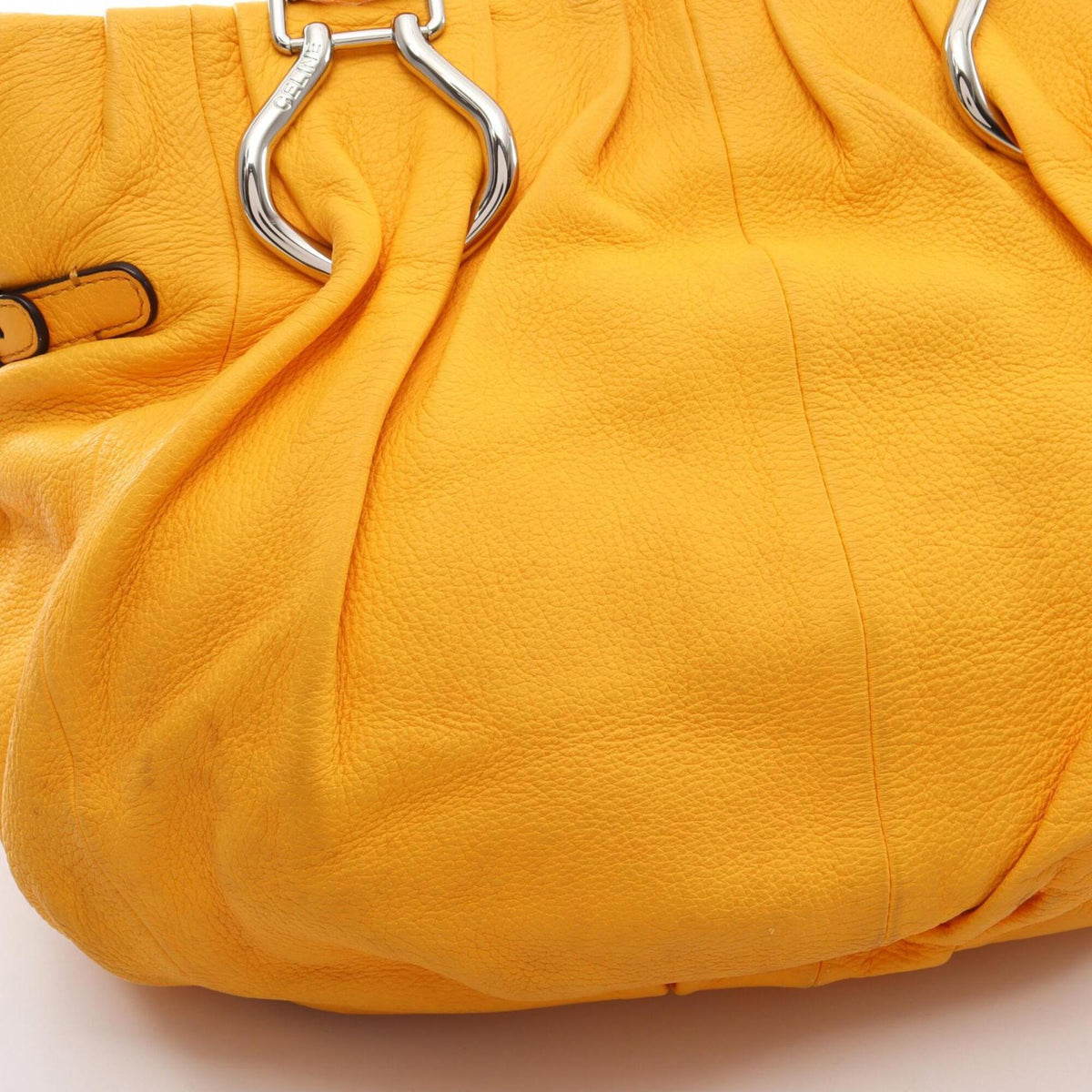 Celine Yellow Leather Handbag (Pre-Owned)