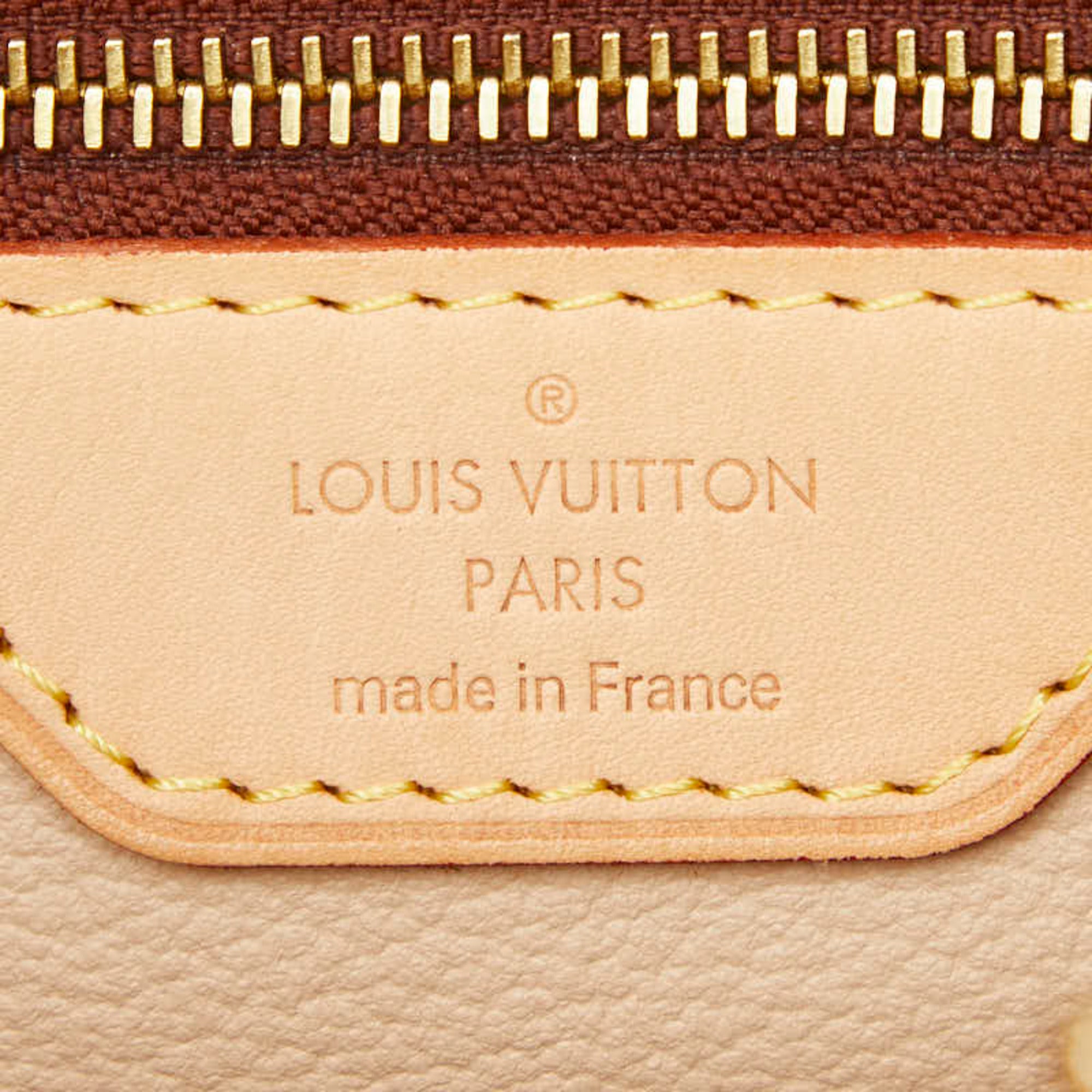 Louis Vuitton Brown Monogram Pvc Leather Handbag Shoulder Bag (Pre-Owned)