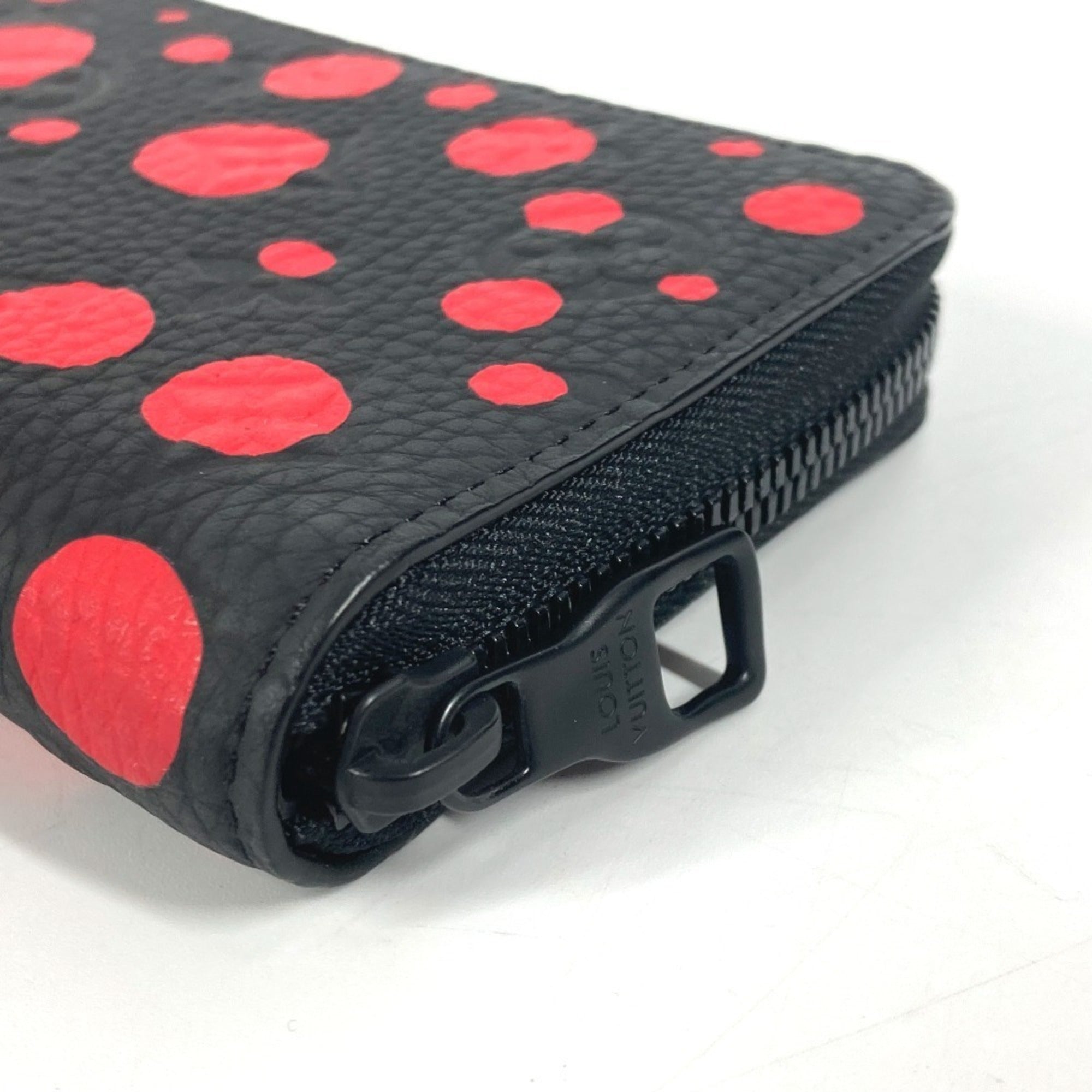 Louis Vuitton Monogram Empreinte Black Noir Red Color Monogram Empreinte Long Wallet (Bi-Fold) (Pre-Owned)