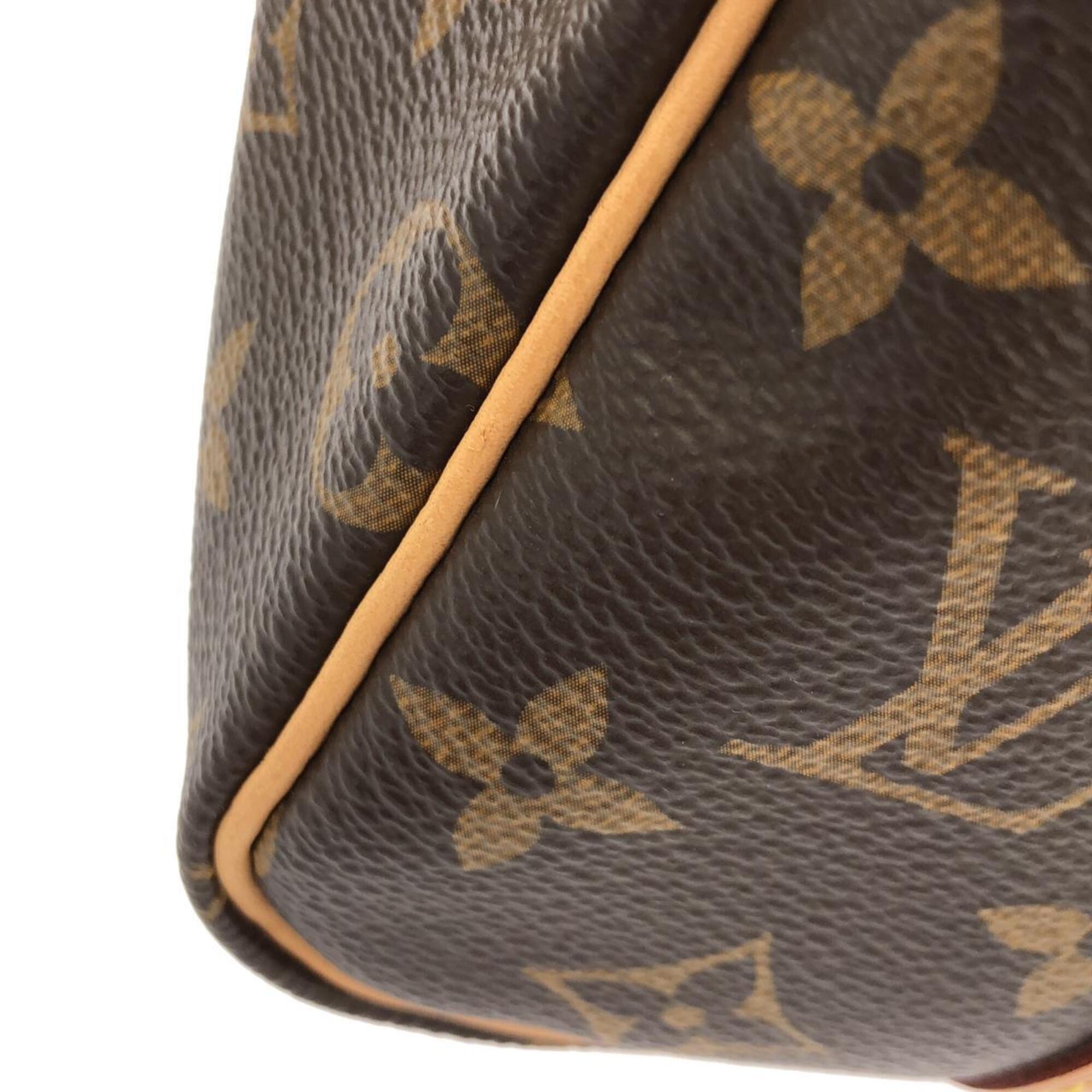 Louis Vuitton Brown Coated Canvas Boston Bag (Pre-Owned)