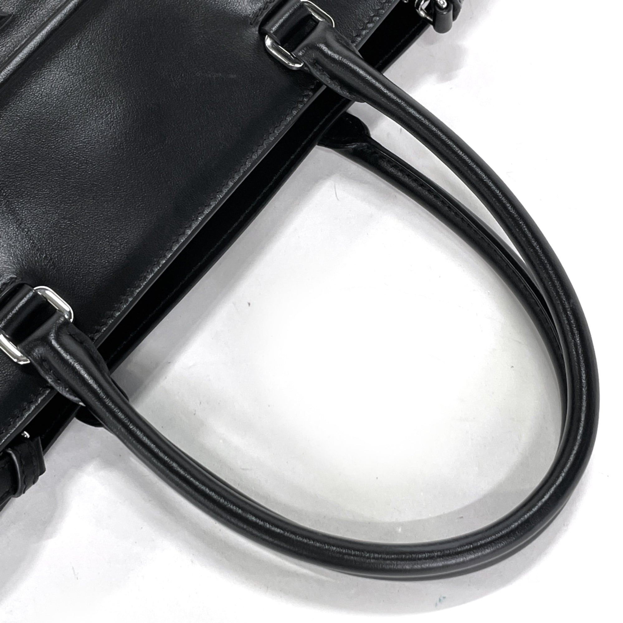 Prada Black Leather Tote Bag (Pre-Owned)