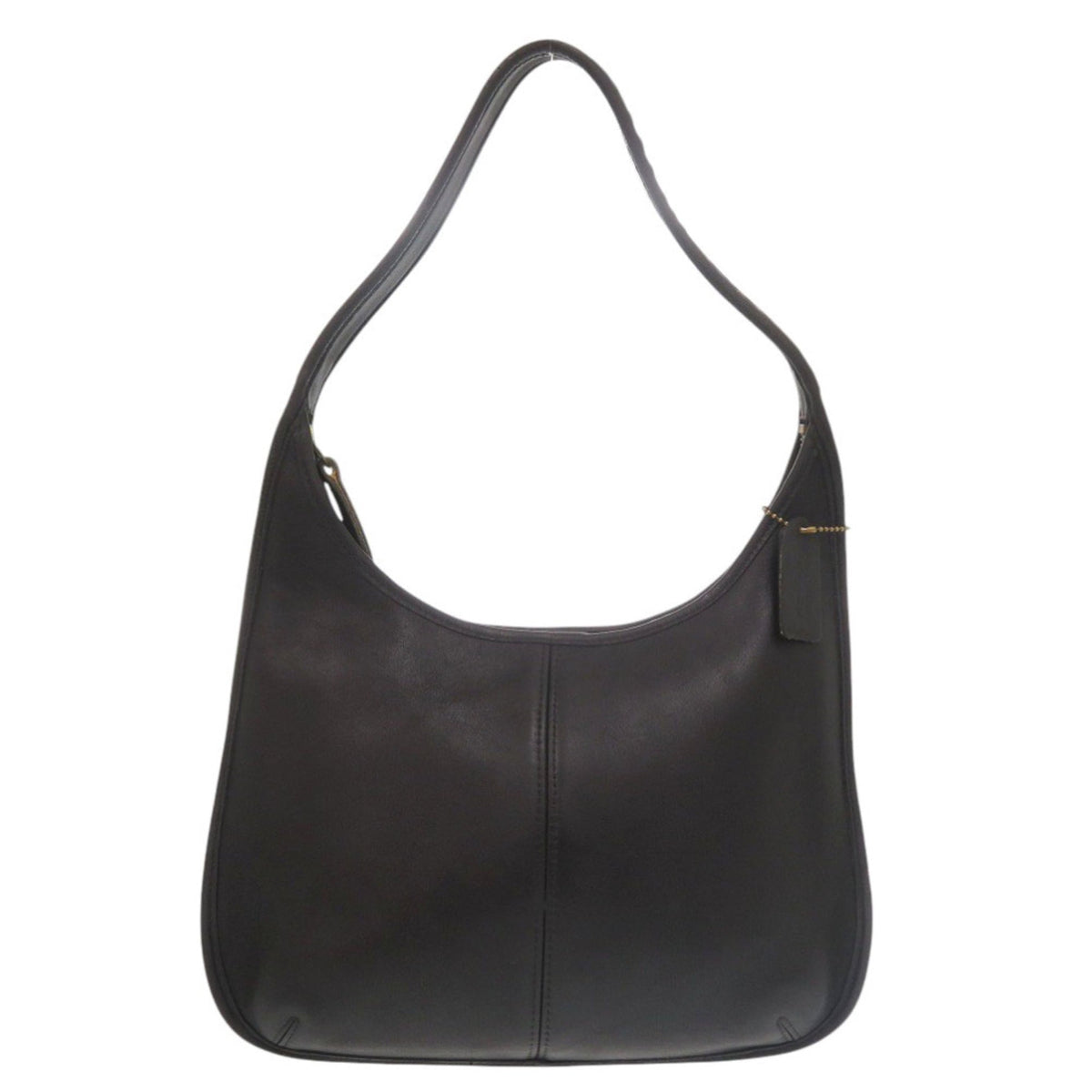 Coach Black Leather Handbag Shoulder Bag (Pre-Owned)