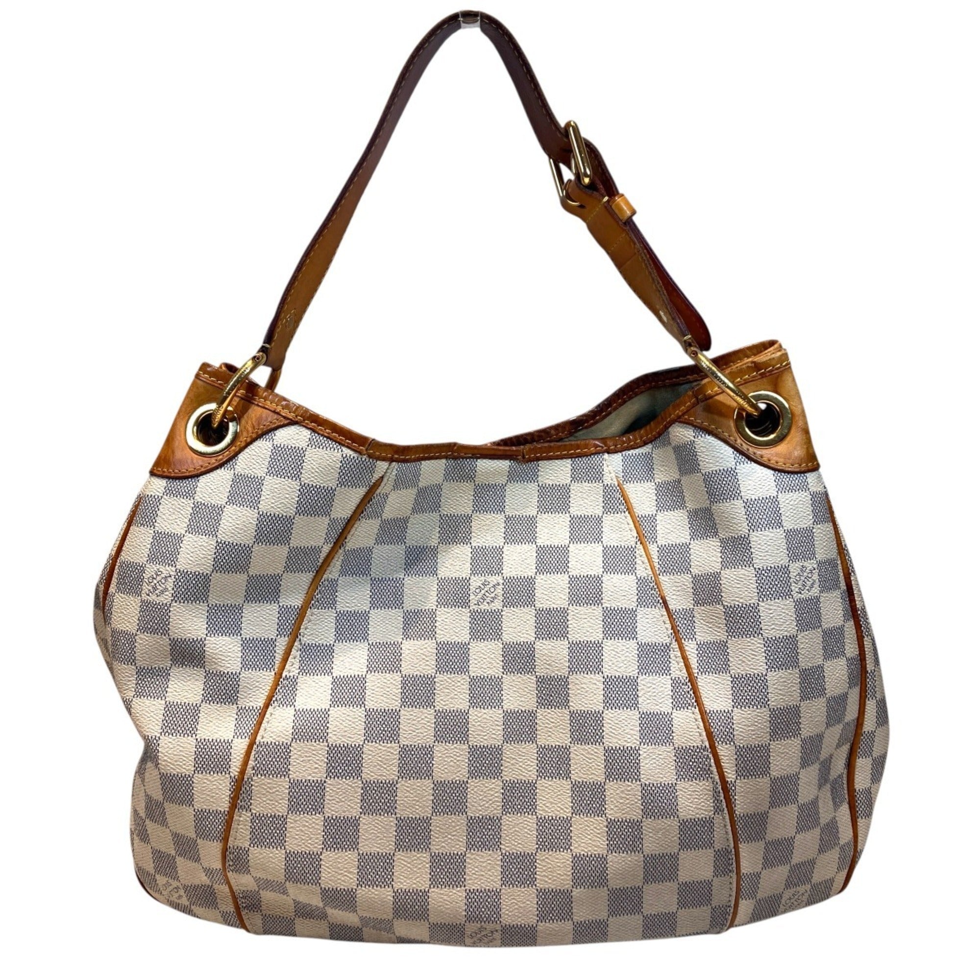 Louis Vuitton White Damier Azur Shoulder Bag (Pre-Owned)
