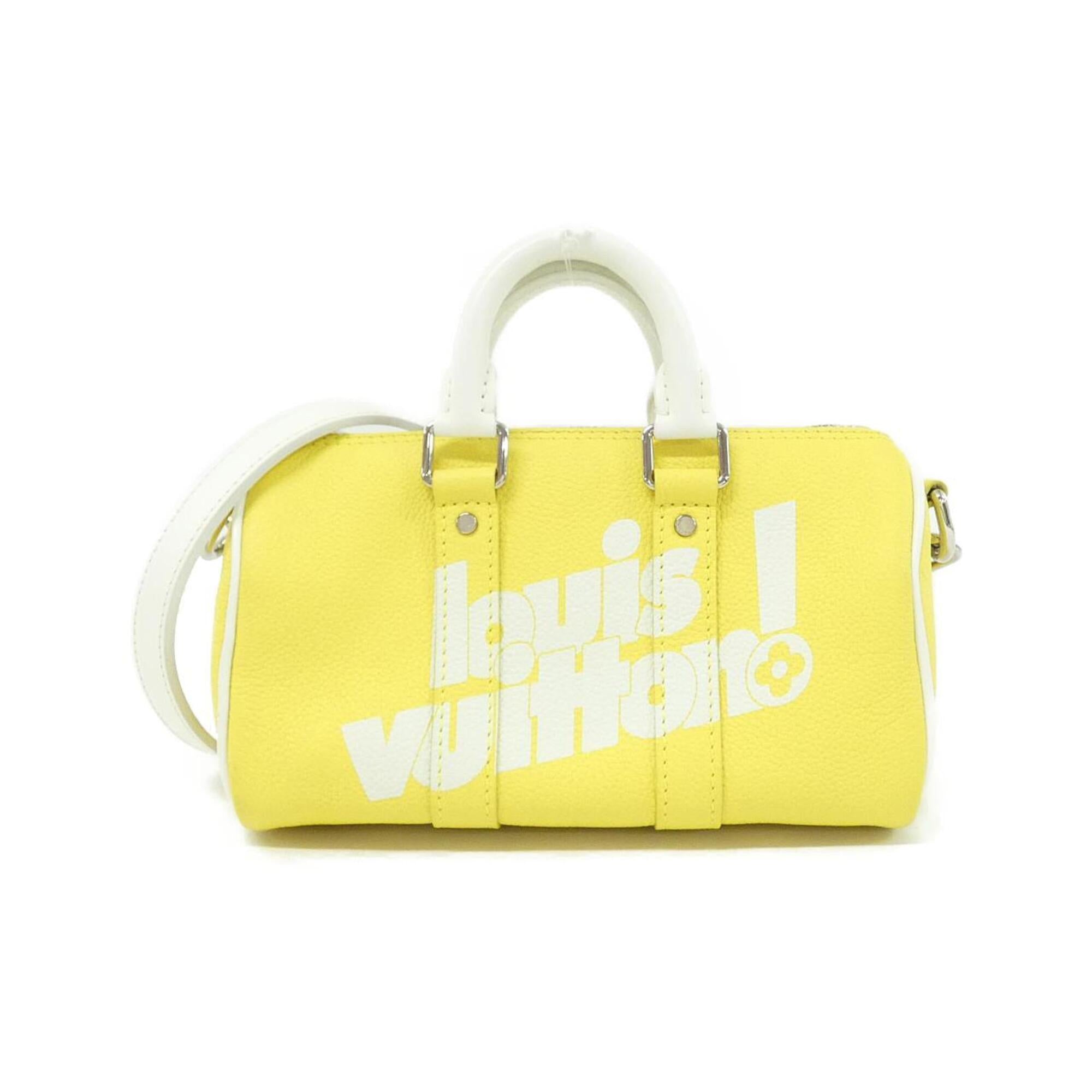 Louis Vuitton Jaune Leather Boston Bag (Pre-Owned)