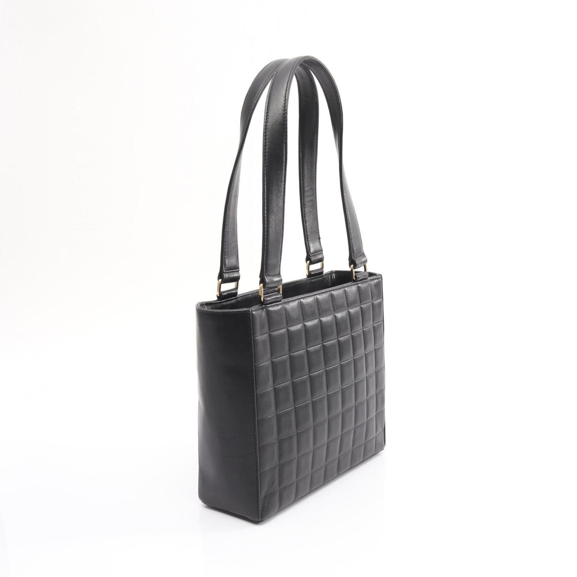 Chanel Black Leather Tote Bag (Pre-Owned)