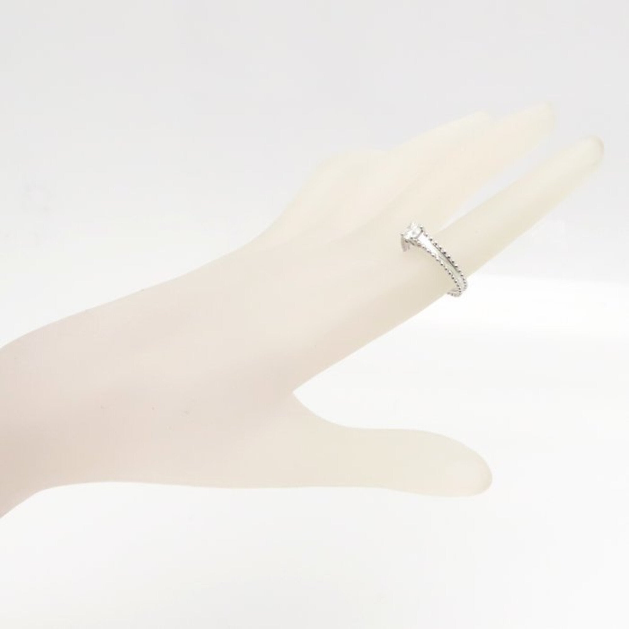 Van Cleef & Arpels Platinum 950 Band Ring (Pre-Owned)