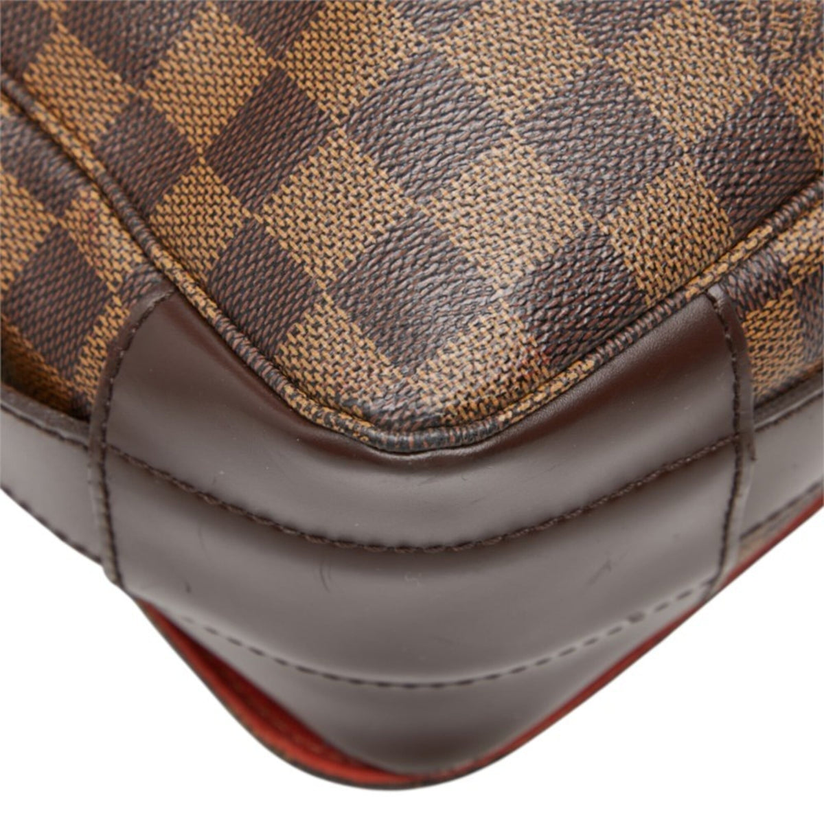 Louis Vuitton Brown Pvc Leather Shoulder Bag (Pre-Owned)
