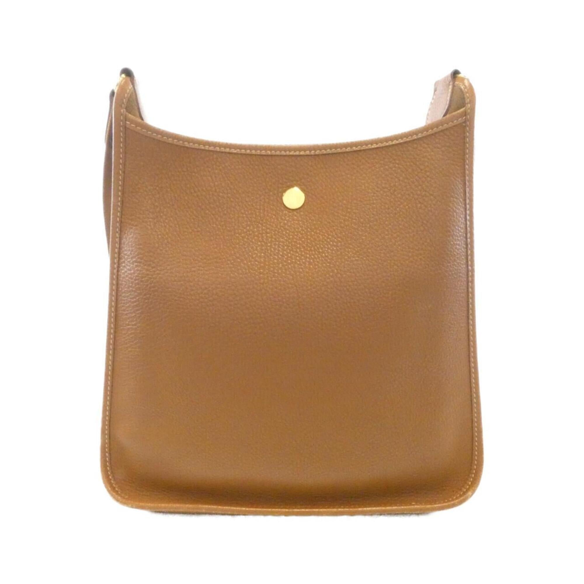 Hermes Gold Togo Leather Shoulder Bag (Pre-Owned)