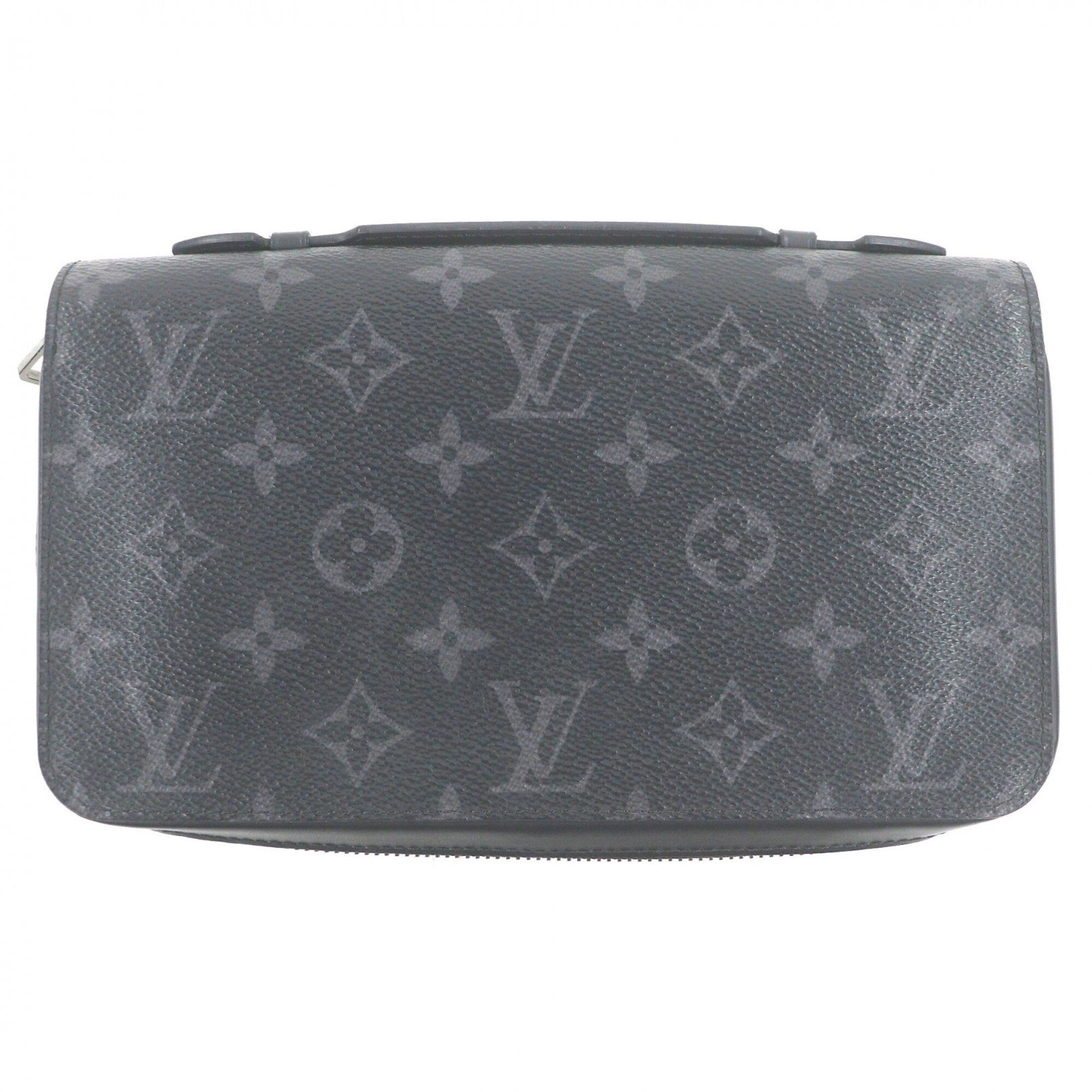 Louis Vuitton Black Monogram Eclipse Canvas Long Wallet (Bi-Fold) (Pre-Owned)