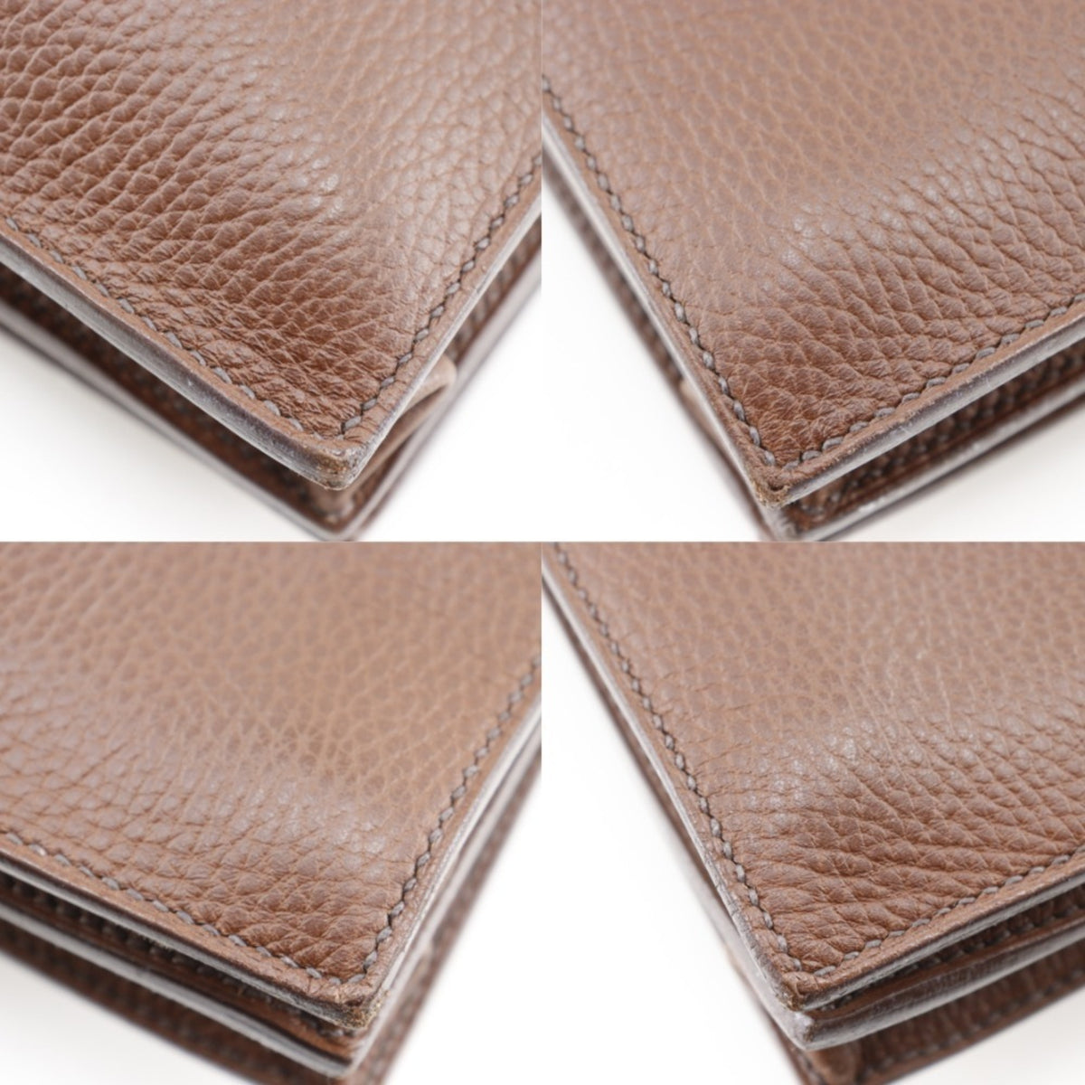 Hermes Sac A Depeche Brown Fjord Leather Briefcase (Pre-Owned)