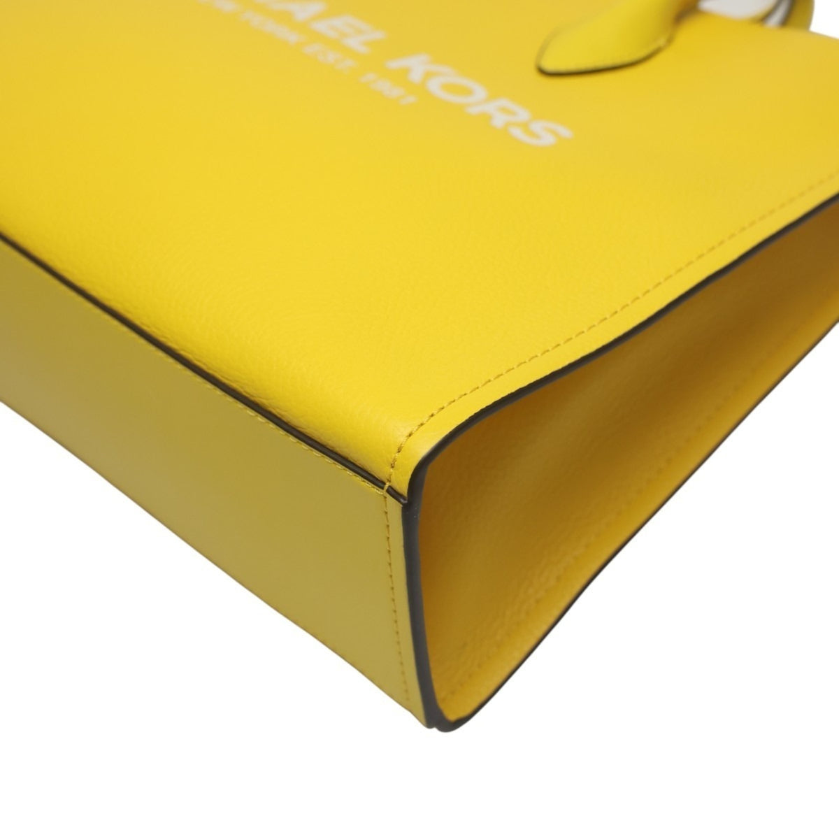 Michael Kors Yellow Leather Handbag Shoulder Bag (Pre-Owned)