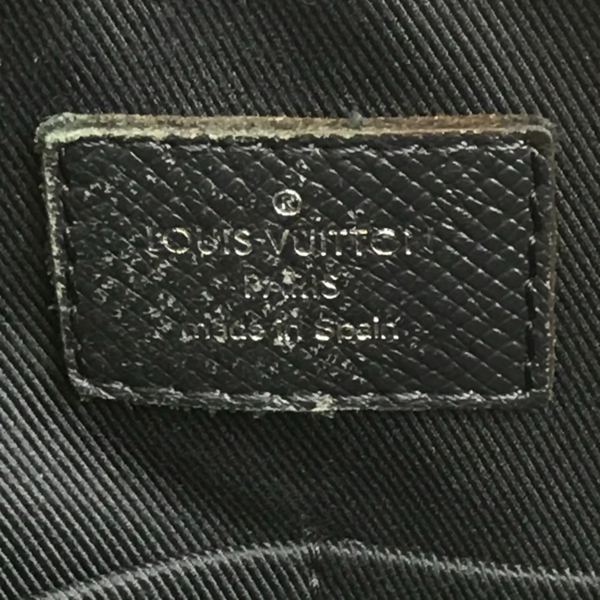 Louis Vuitton Navy Leather Shoulder Bag (Pre-Owned)