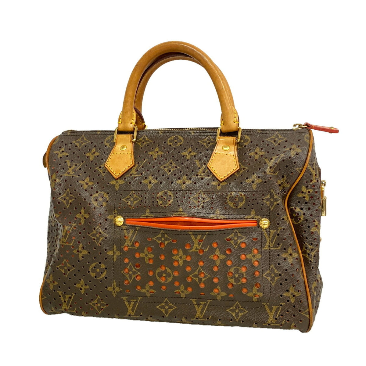 Louis Vuitton Lv Orange Handbag (Pre-Owned)