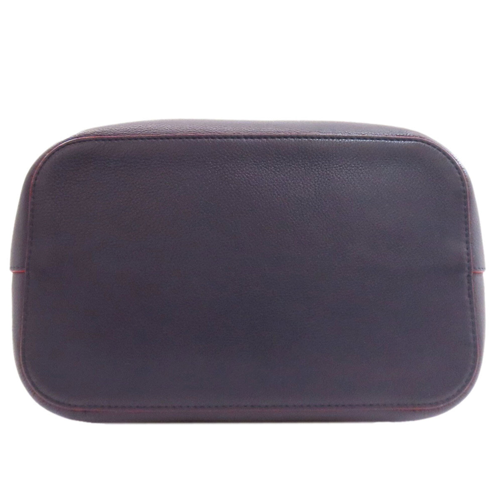 Louis Vuitton Navy Leather Shoulder Bag (Pre-Owned)