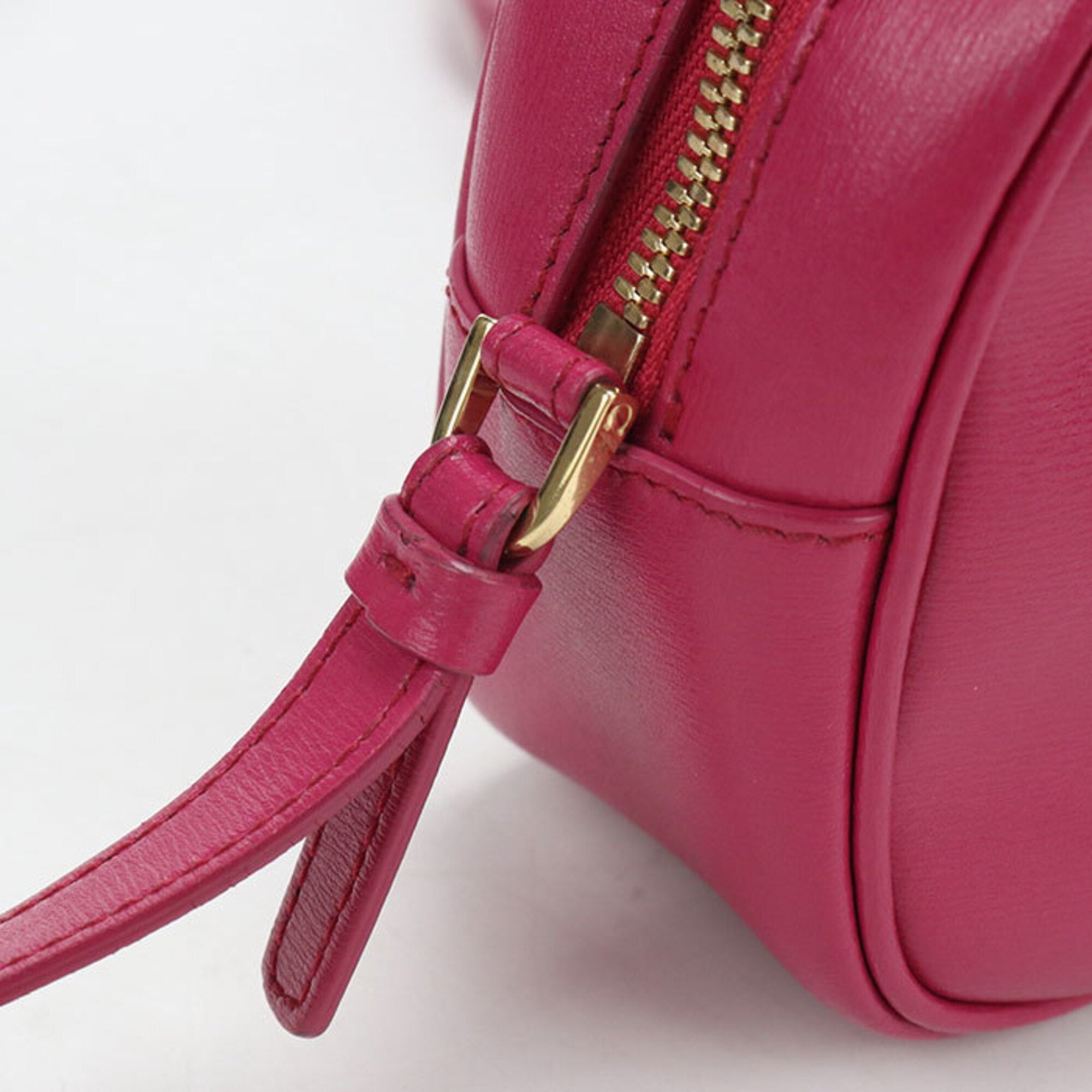 Salvatore Ferragamo Pink Leather Shoulder Bag (Pre-Owned)