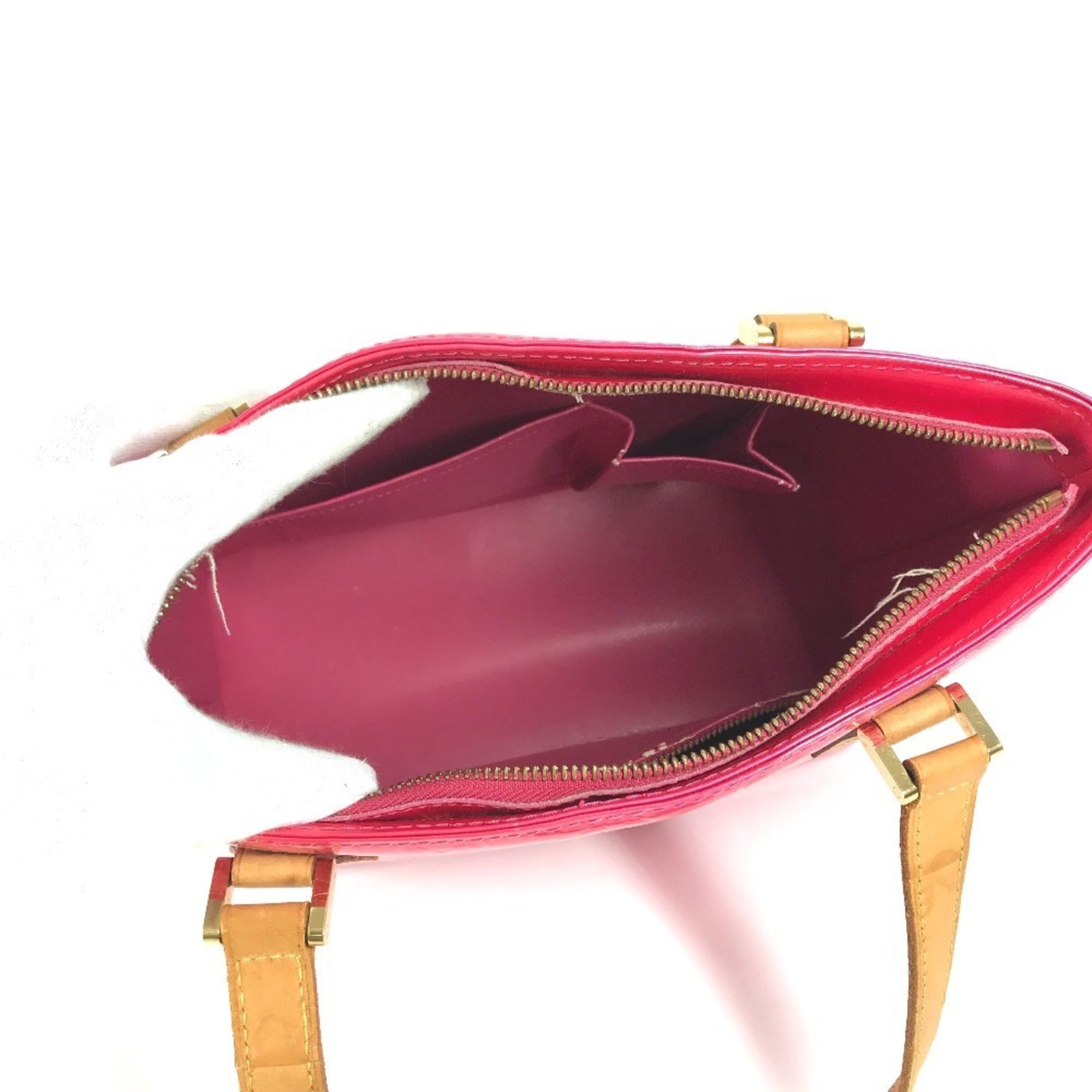 Louis Vuitton Monogram Vernis Fuchsia Pink Monogram Vernis Handbag Shoulder Bag Tote Bag (Pre-Owned)