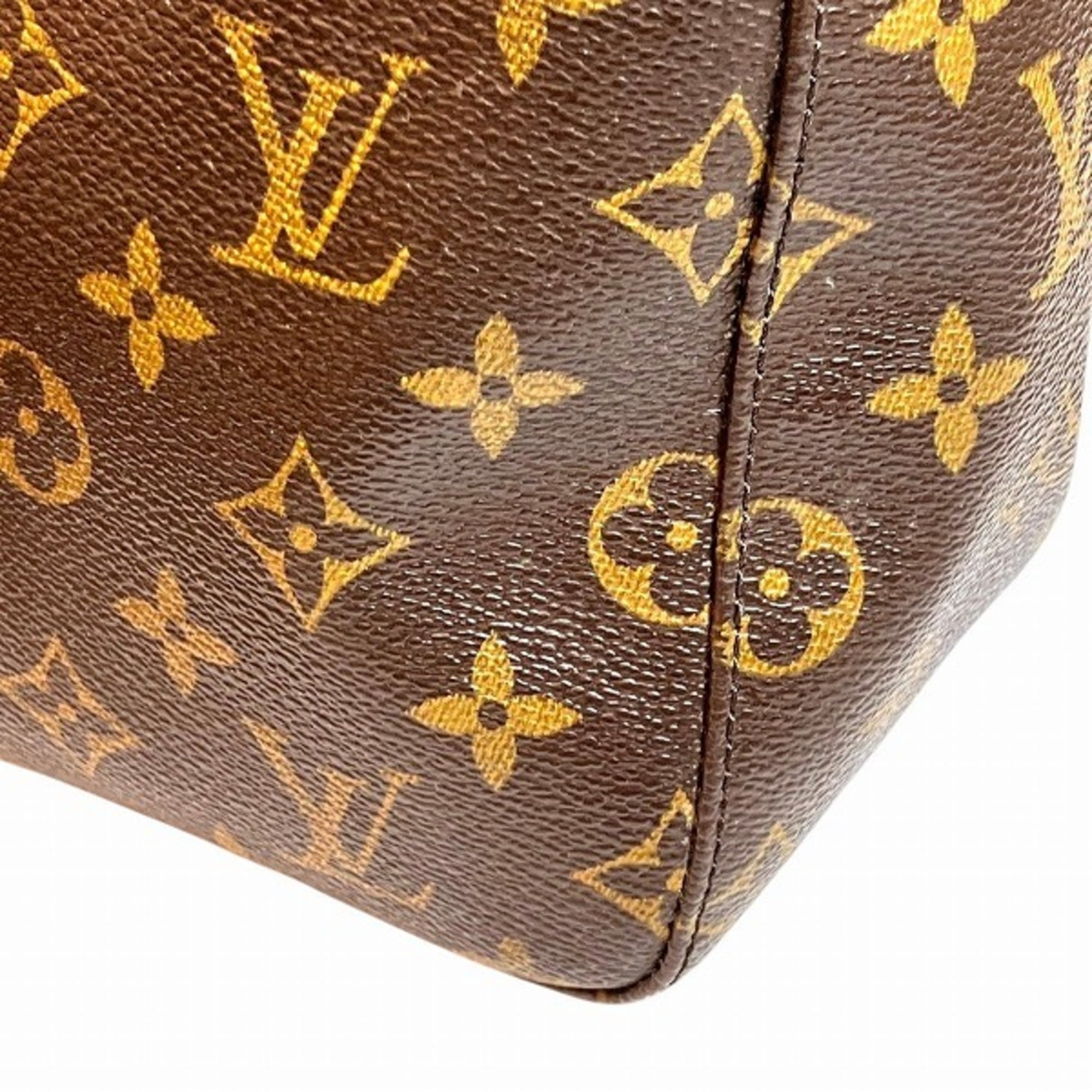 Louis Vuitton Brown Monogram Canvas Pvc Coated Canvas Handbag Shoulder Bag (Pre-Owned)