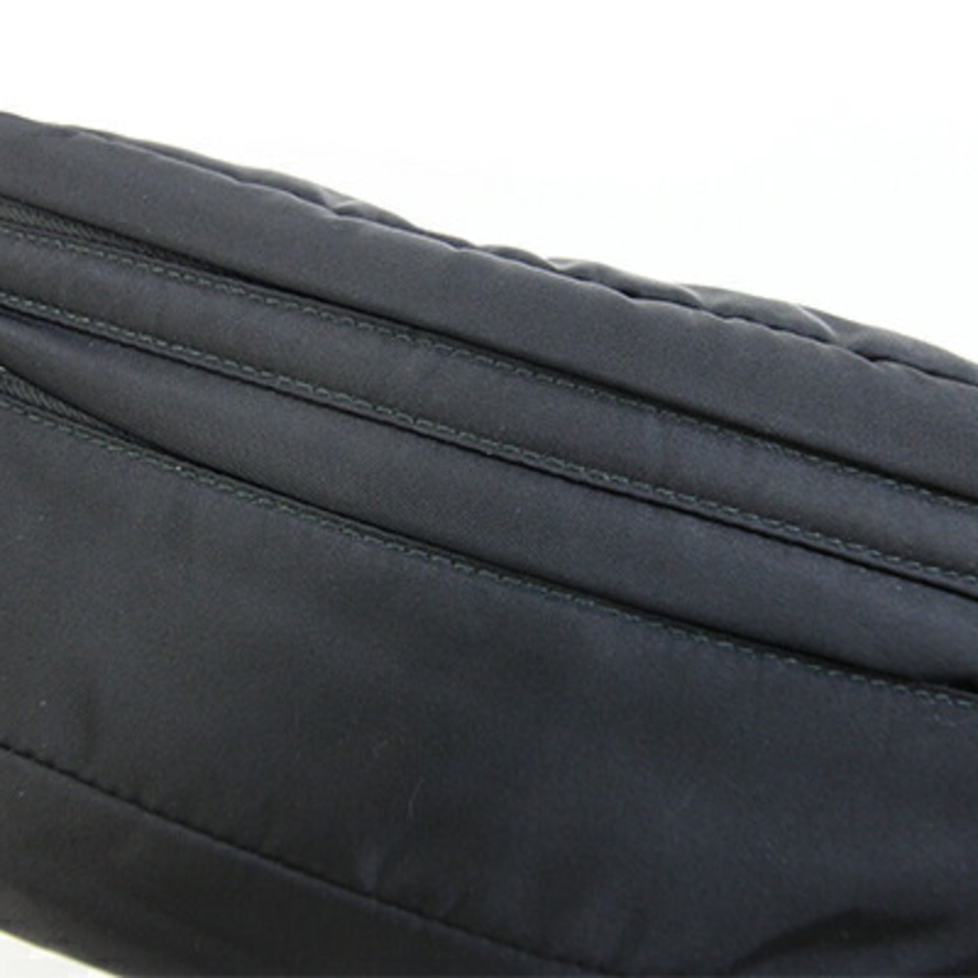 Prada Black Nylon Leather Sling Bag (Pre-Owned)