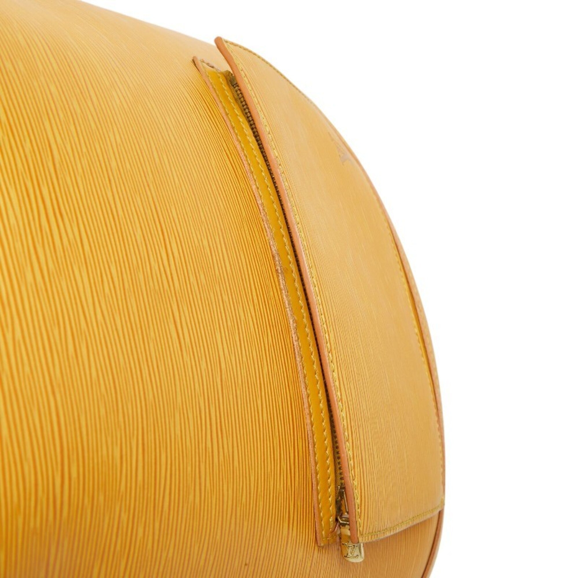 Louis Vuitton Yellow Leather Backpack (Pre-Owned)