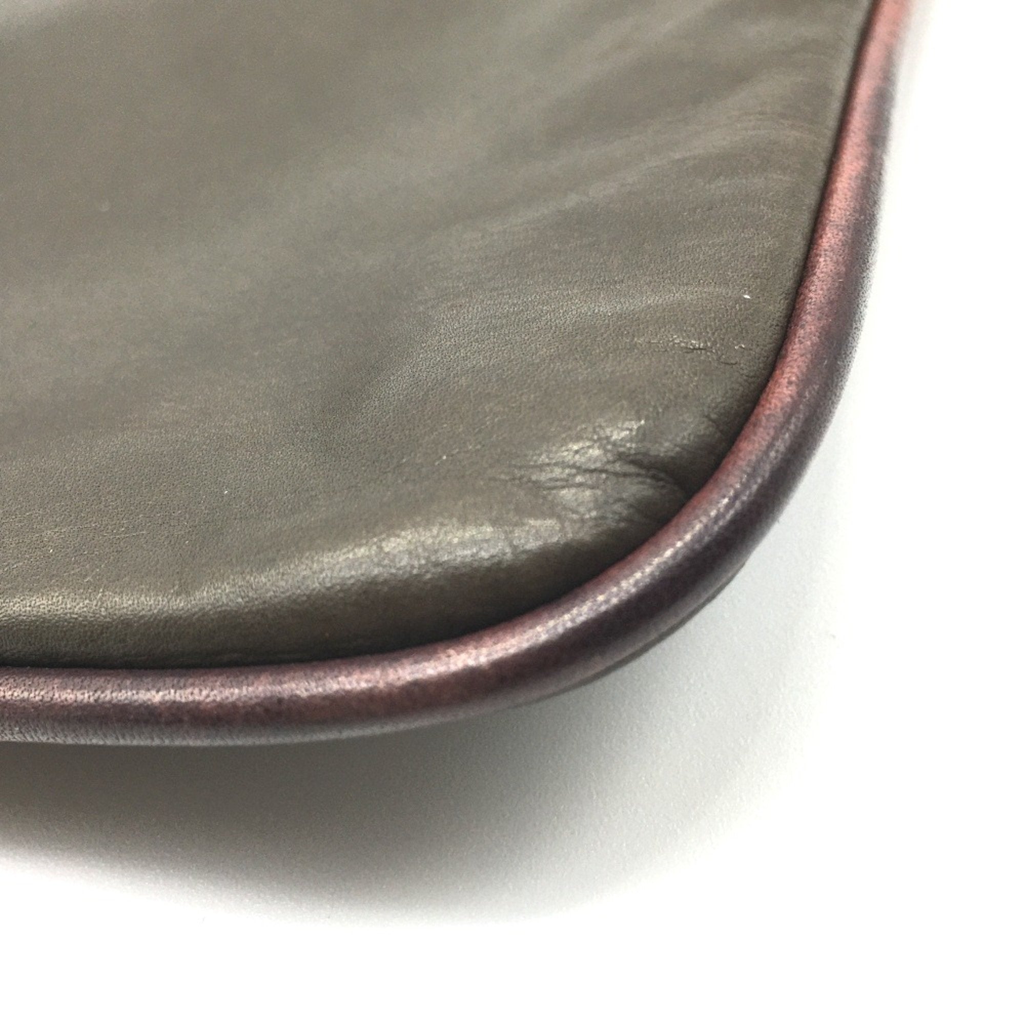 Berluti Brown Leather Clutch Bag (Pre-Owned)